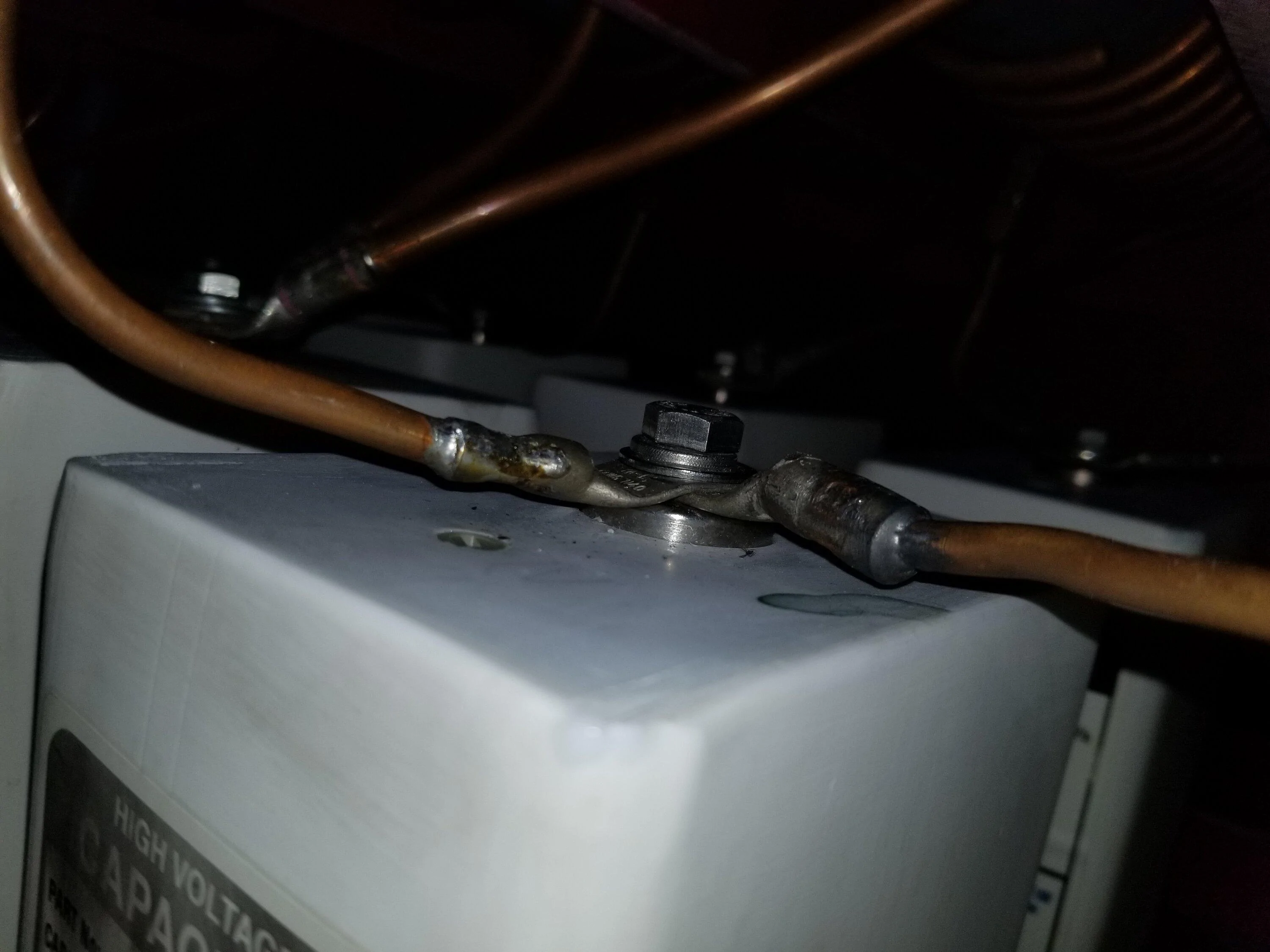 Ford Maverick Homemade high voltage connections. 20220804_104557