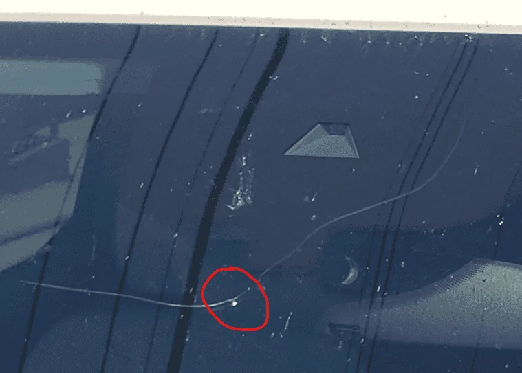Ford Maverick Windshield pressure crack (just approved for warranty replacement) 1659848212115