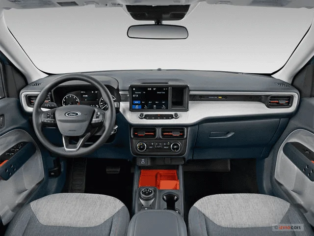Ford Maverick 2023 blue interior with red/orange stitching? 1659983384592