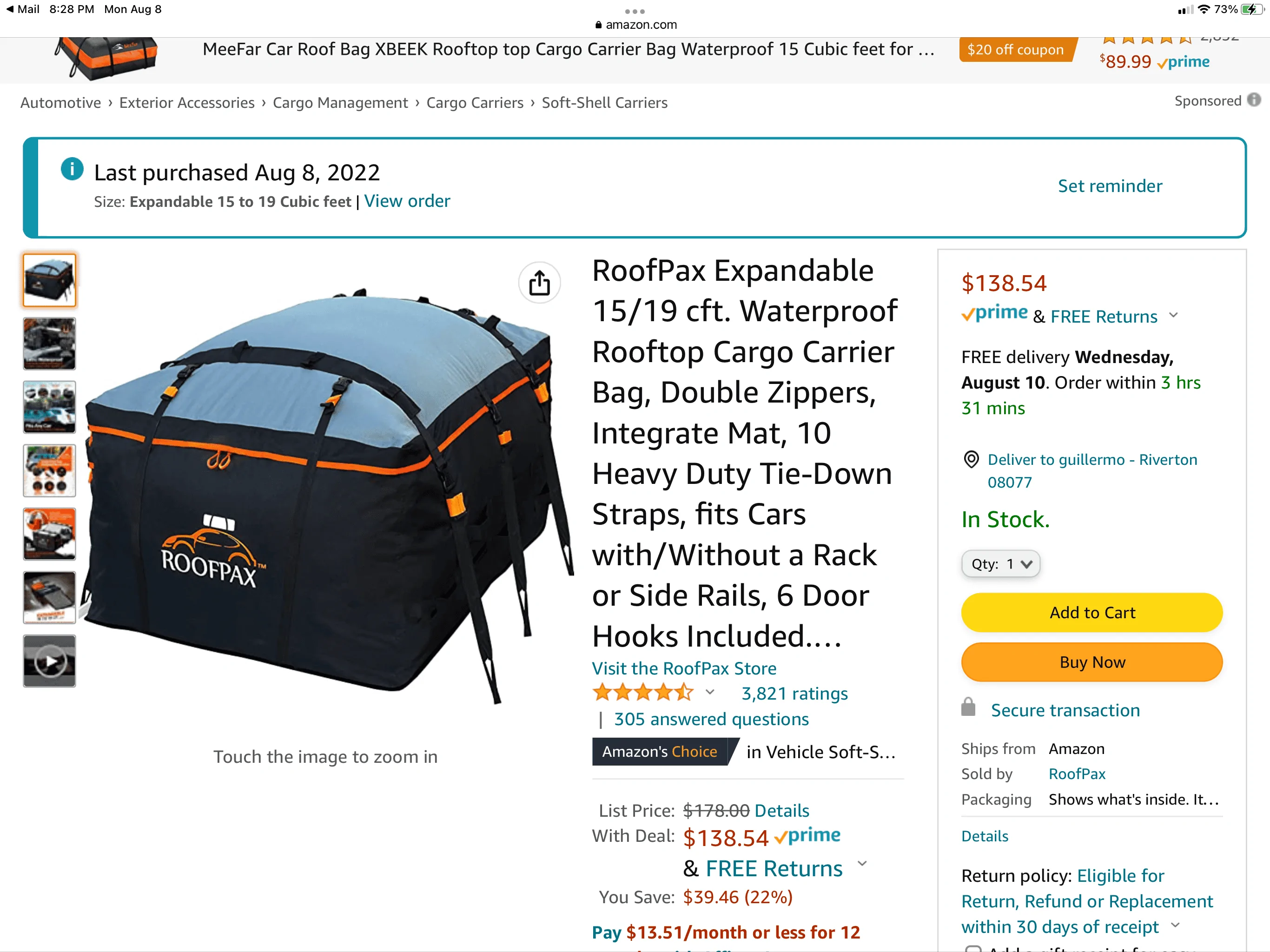 Ford Maverick Looking for a budget roof rack solution F5D7C977-FE33-4AA7-8ABD-714A80396B50