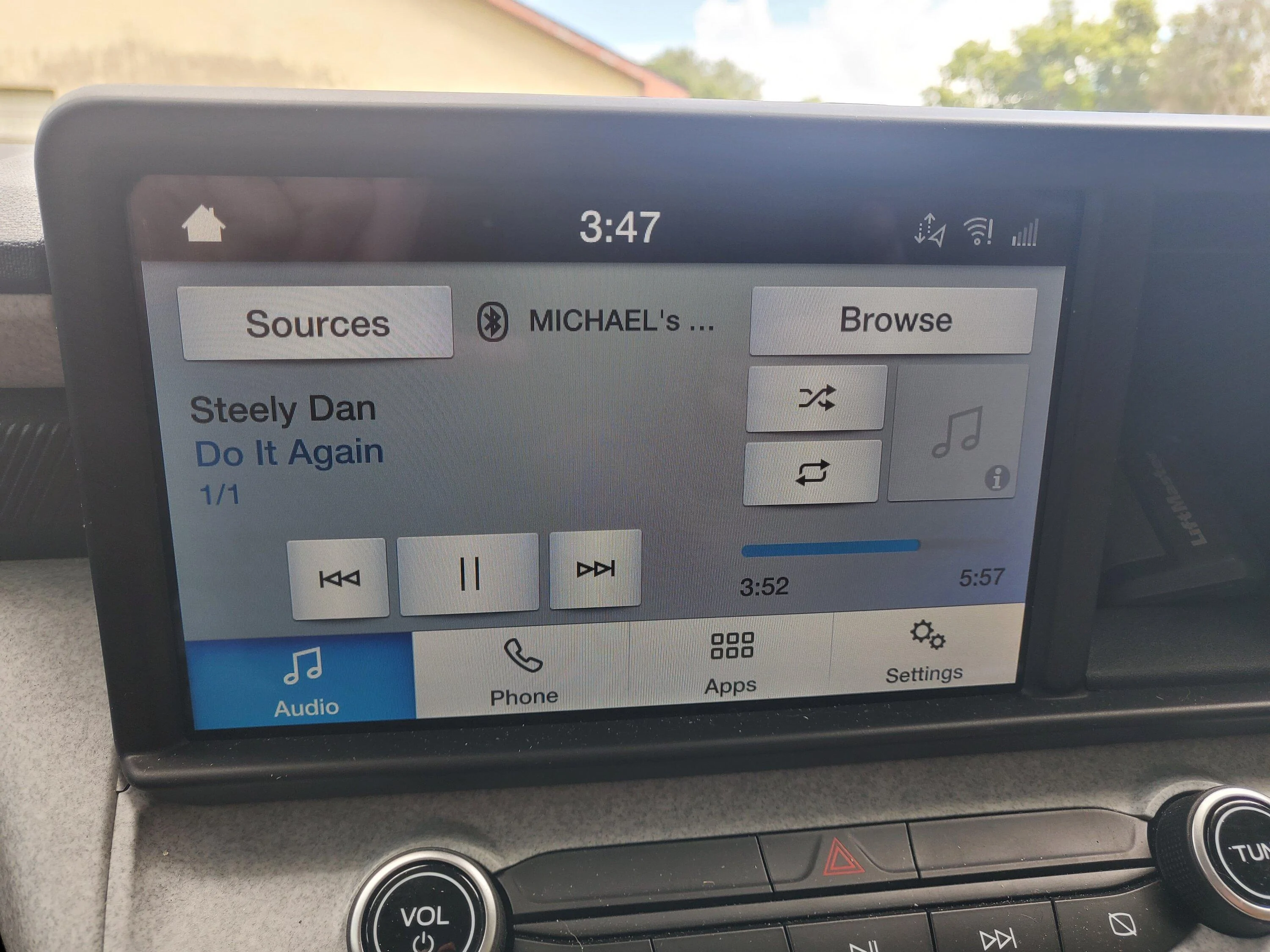 Ford Maverick Pandora screen 20220808_154710