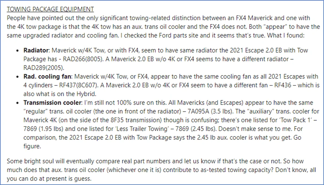 Ford Maverick Radiator in heat, concern? 1660141461043