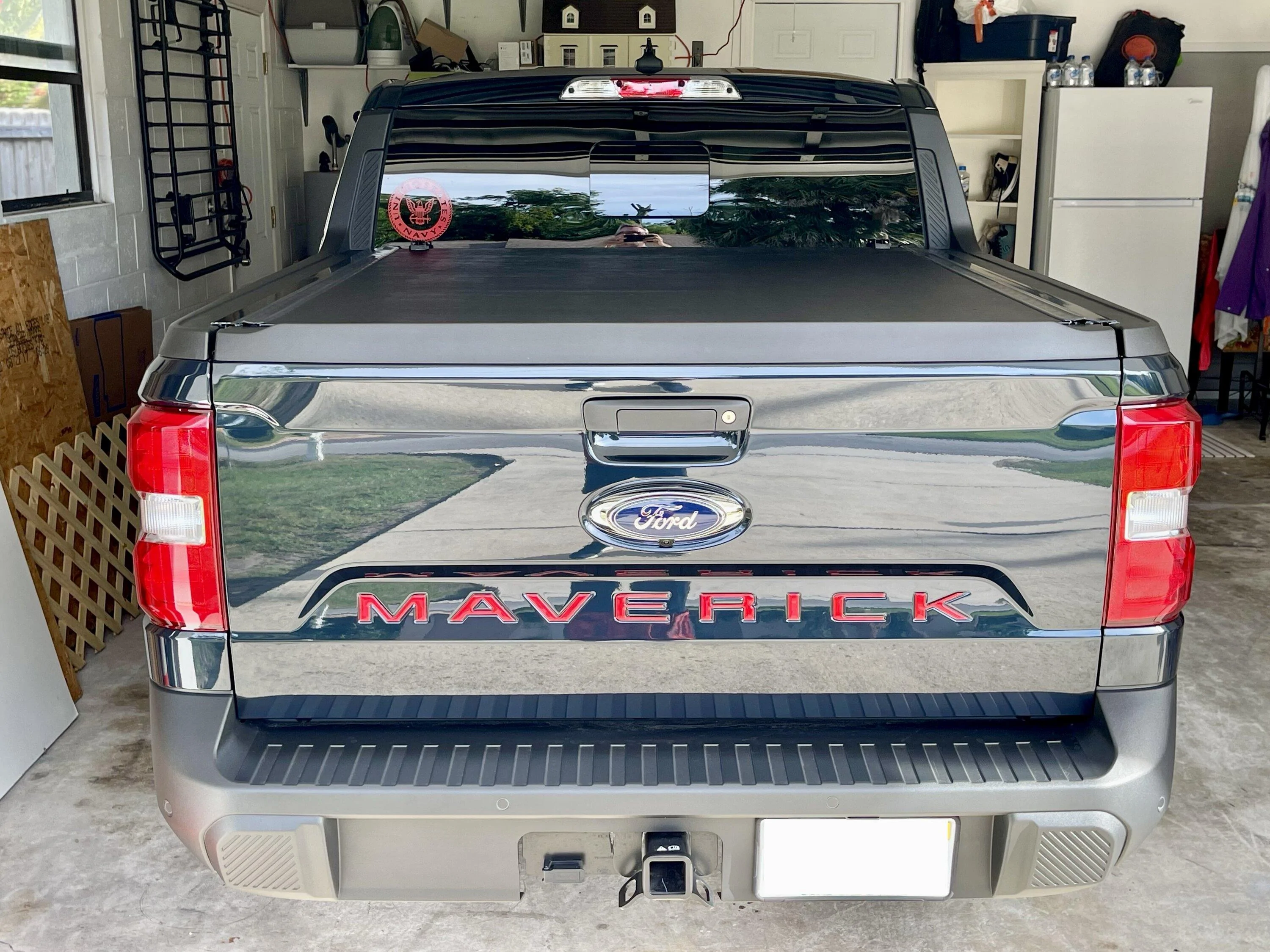 Ford Maverick Tailgate lettering on ALTO BLUE IMG_7388