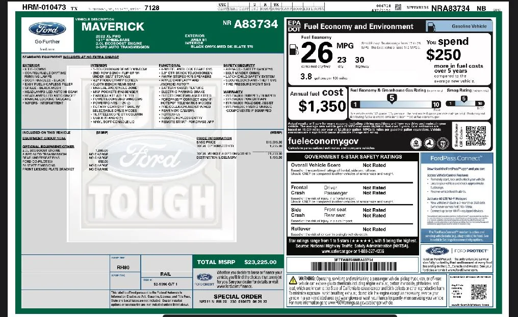 Ford Maverick Maverick Order , 0F4642F2-EB7C-493F-B740-0AD09B7CF61C
