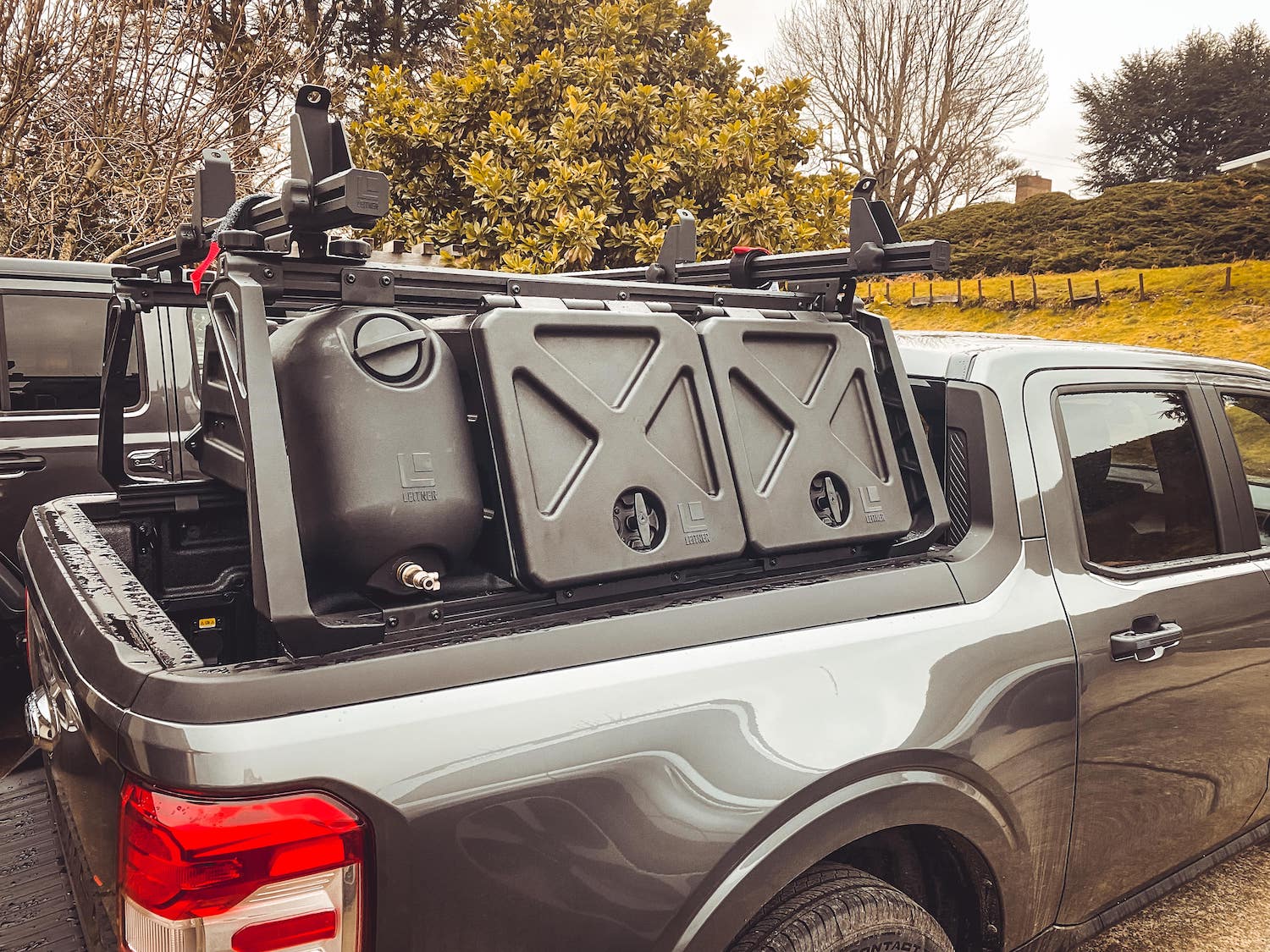 Ford Maverick FORD MAVERICK ACTIVE CARGO SYSTEM DEBUTS, HAS COOL STORAGE FEATURES -Cargo-System-ACS-Exterior-003-Rear-Three-Quarters