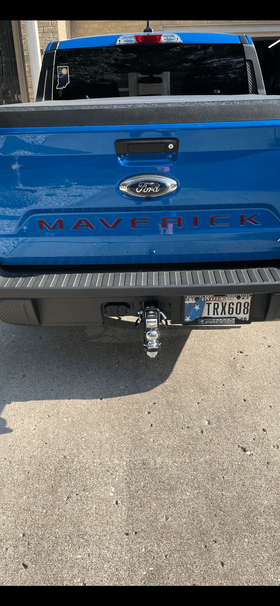 Ford Maverick Tailgate Lettering- Black or Chrome? (Velocity Blue Paint) 6884EC2F-CA5E-4229-9510-31D2F86DBD38