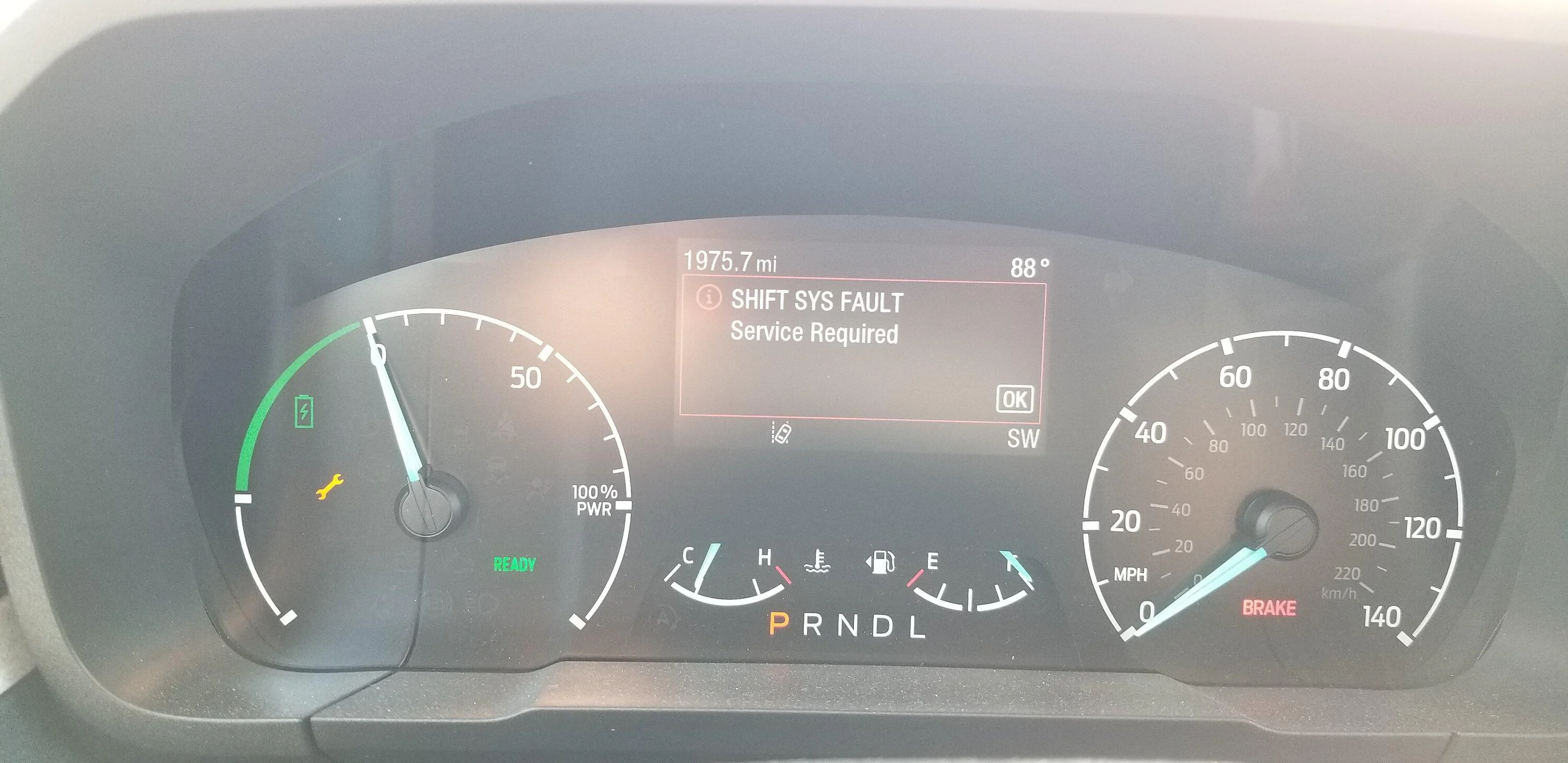 Ford Maverick Shift SYS Fault - Service Required (Hybrid CVT) Mav Fault c