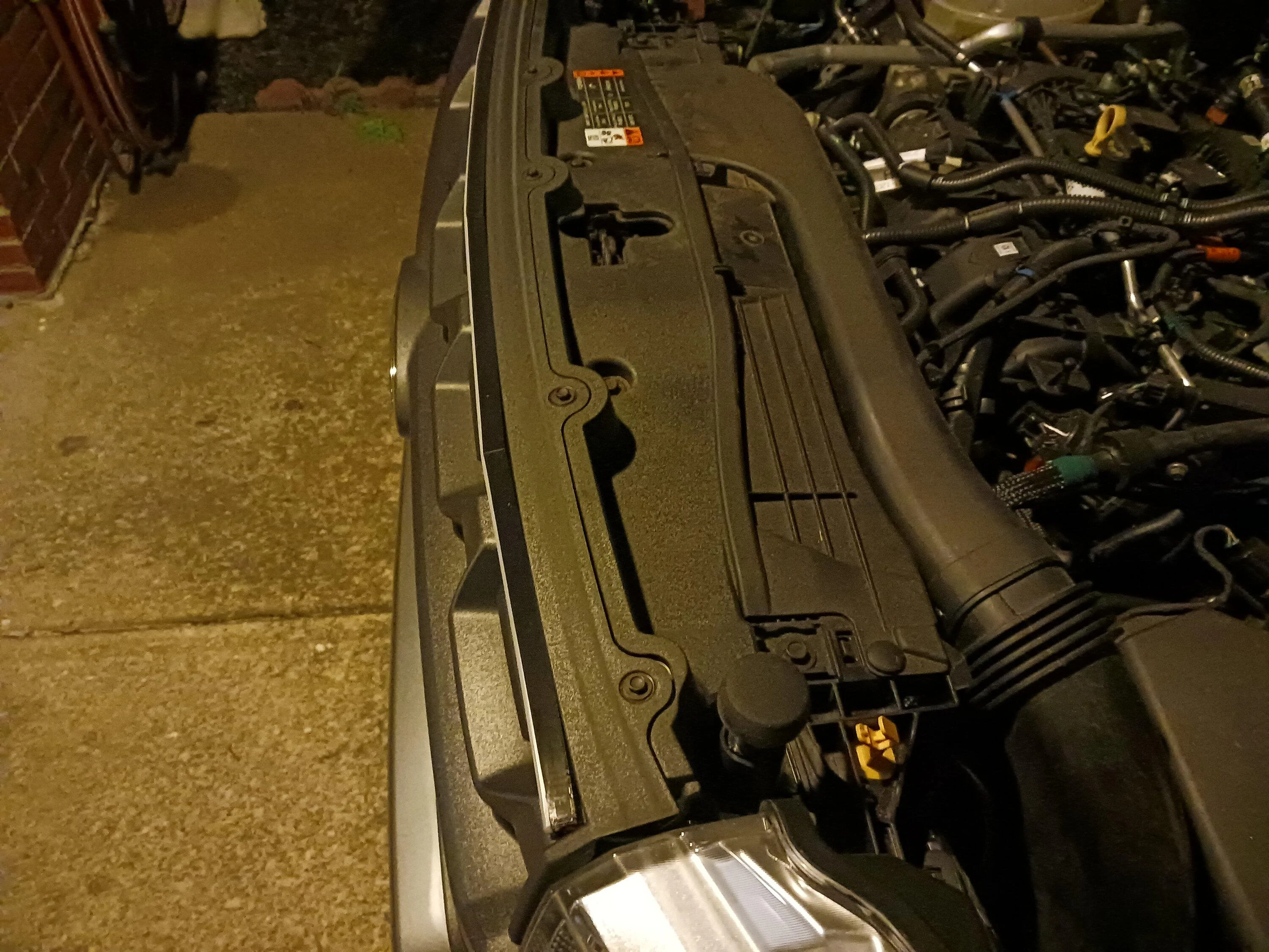 Ford Maverick Added drl to front end, power to bed, touch lumen lights 20220816_232733