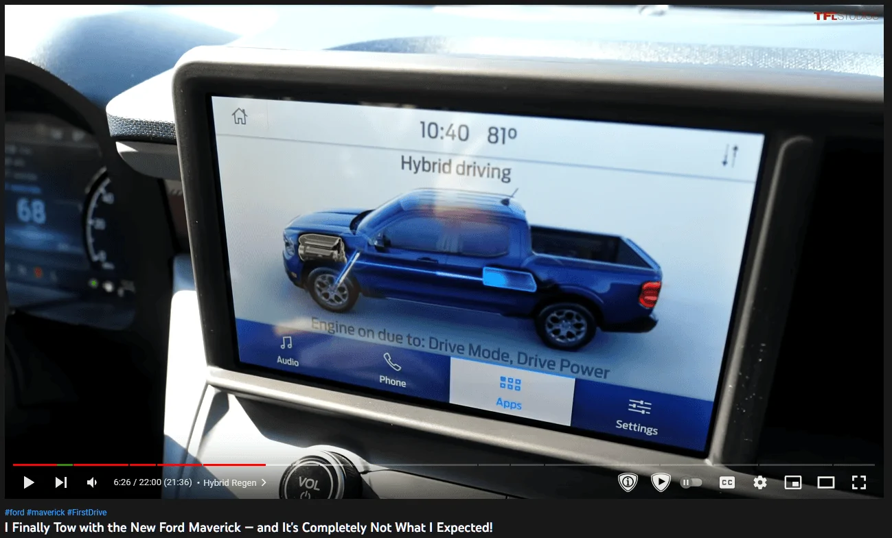 Ford Maverick Is this power flow screen something only the Sync 3 system gets? RGiUHb6