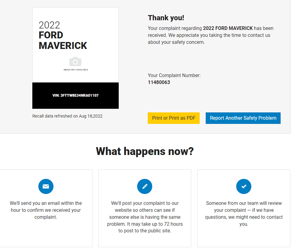 Ford Maverick Tracking DEAD HYBRID Mavericks Reported Dealer Solutions / Fixes ... 1660861791057