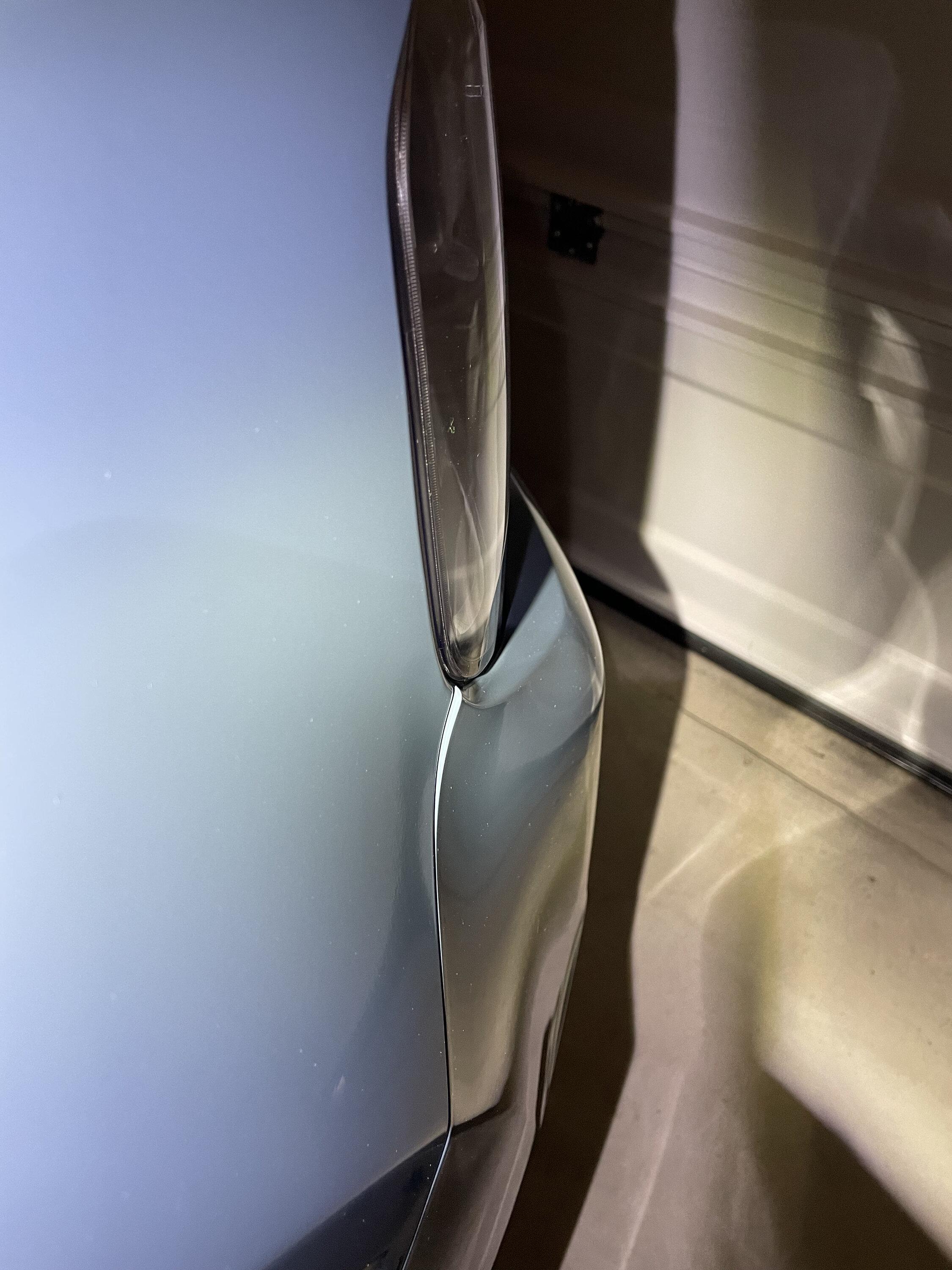 Ford Maverick Front Bumper Panel Gap IMG_4320