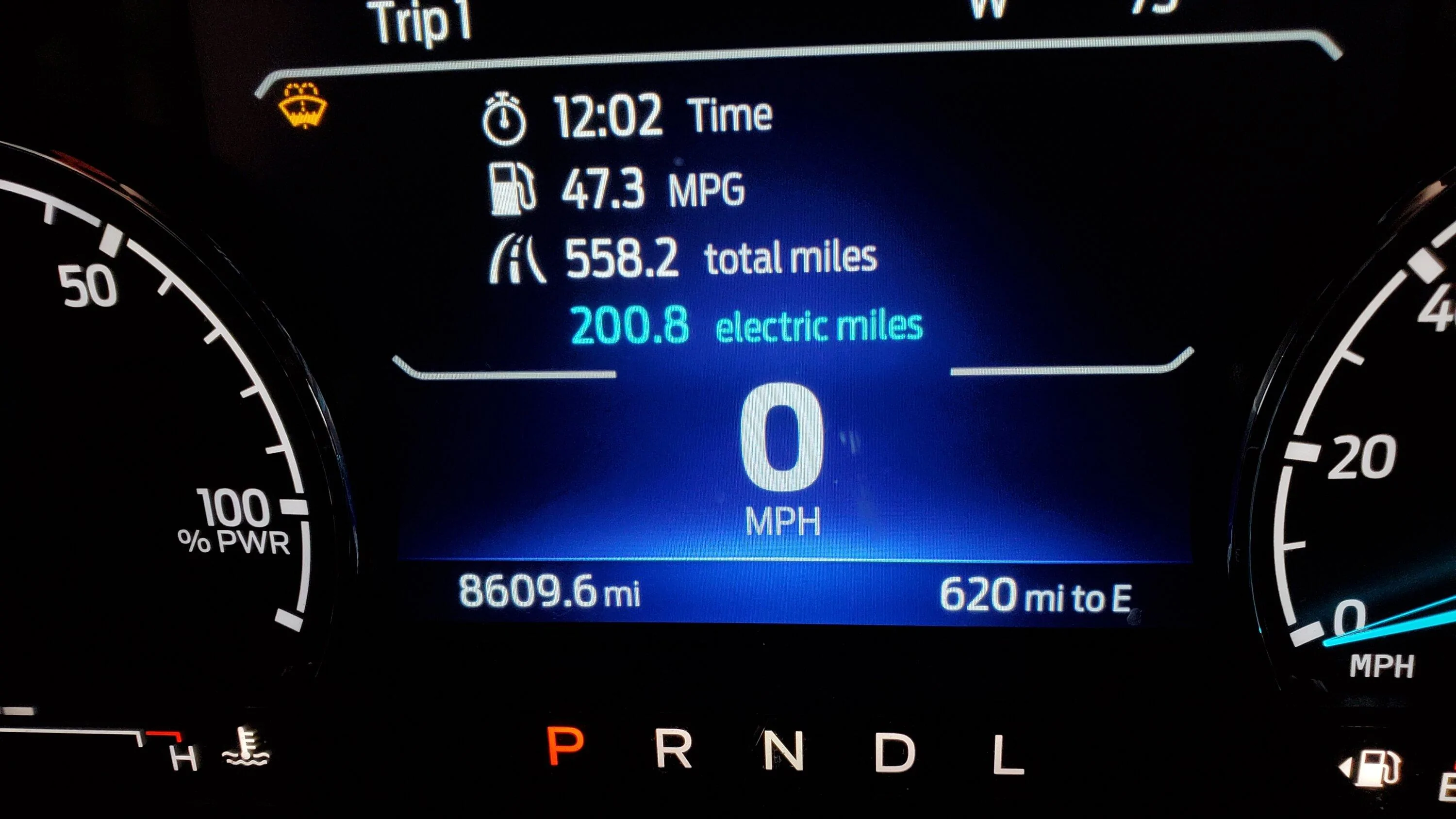 Ford Maverick 1,995 Miles at 41.23mpg OH-GA Round Trip 20220816_185709