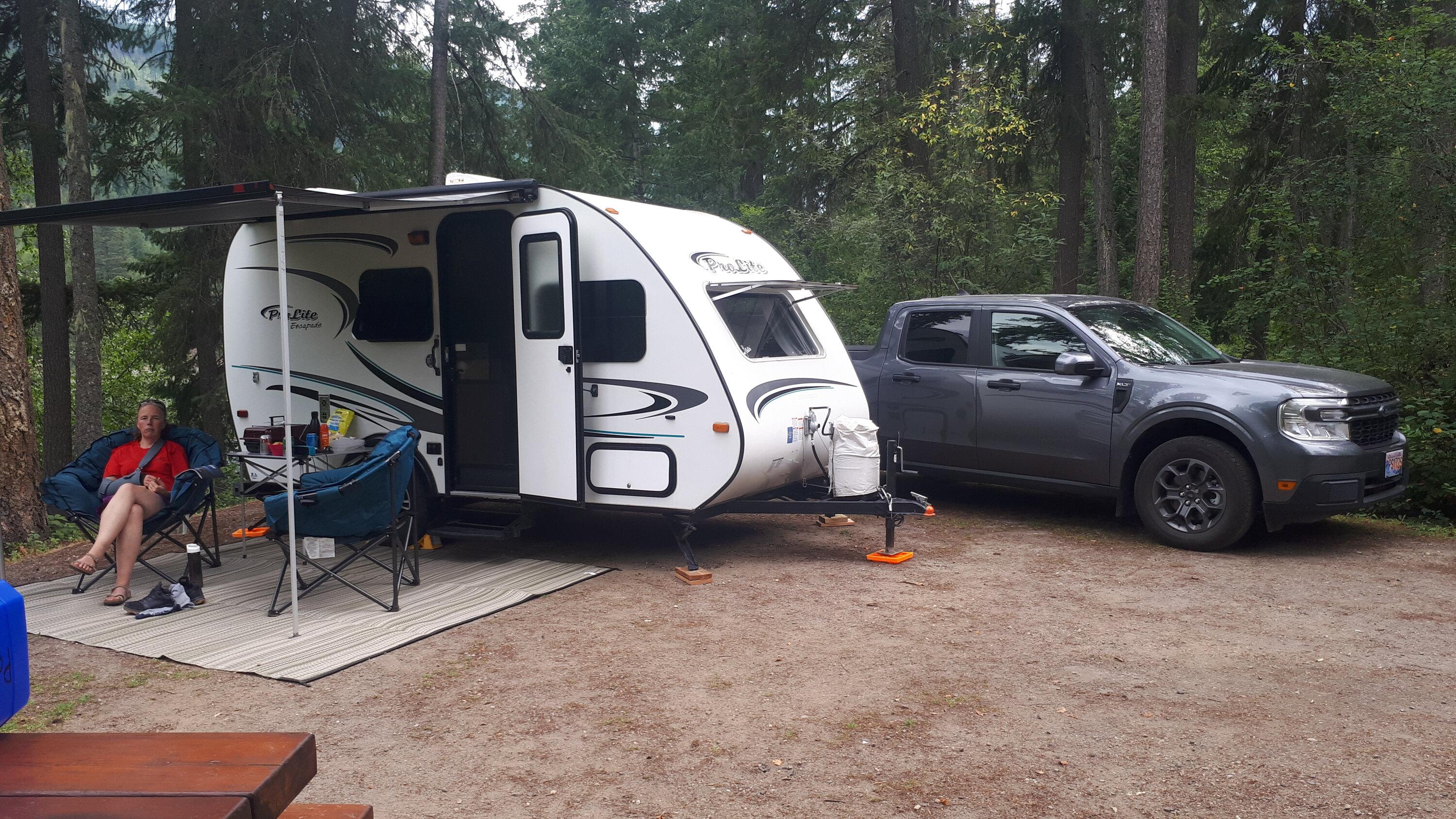 Ford Maverick 23' Pontoon Towing Impressions with 4K Tow Package Maverick XL 20220819_154847