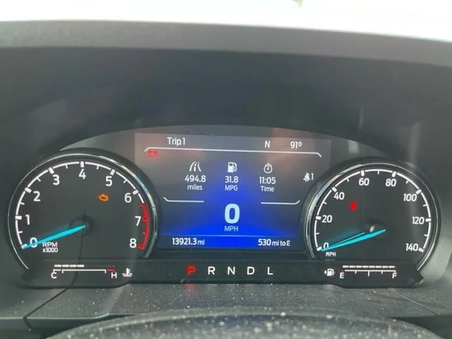 Ford Maverick 500 mile tank on an AWD 2.0EB with FX4 and 4K gas1