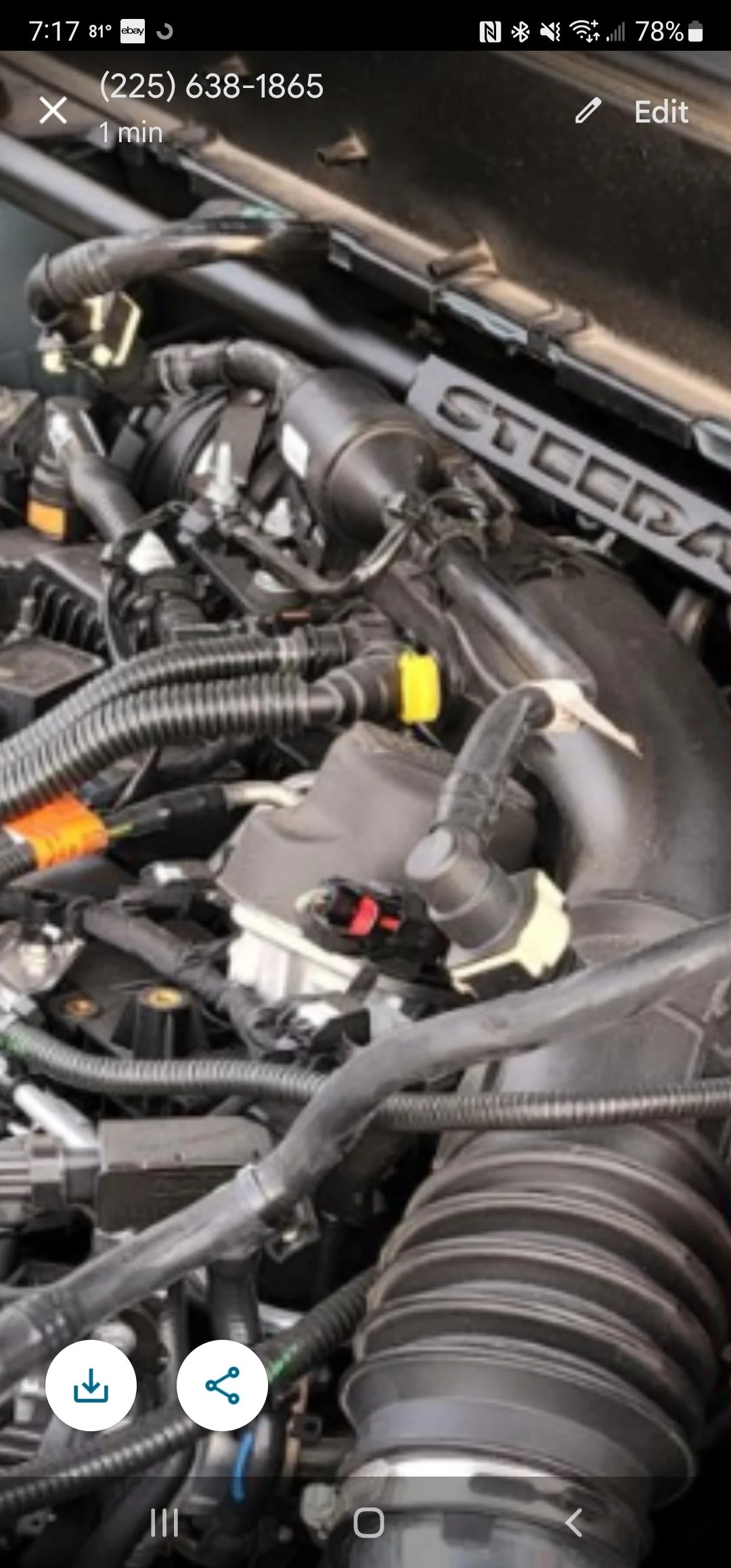 Ford Maverick Steeda Strut Brace Question Screenshot_20220826-191703_Messages