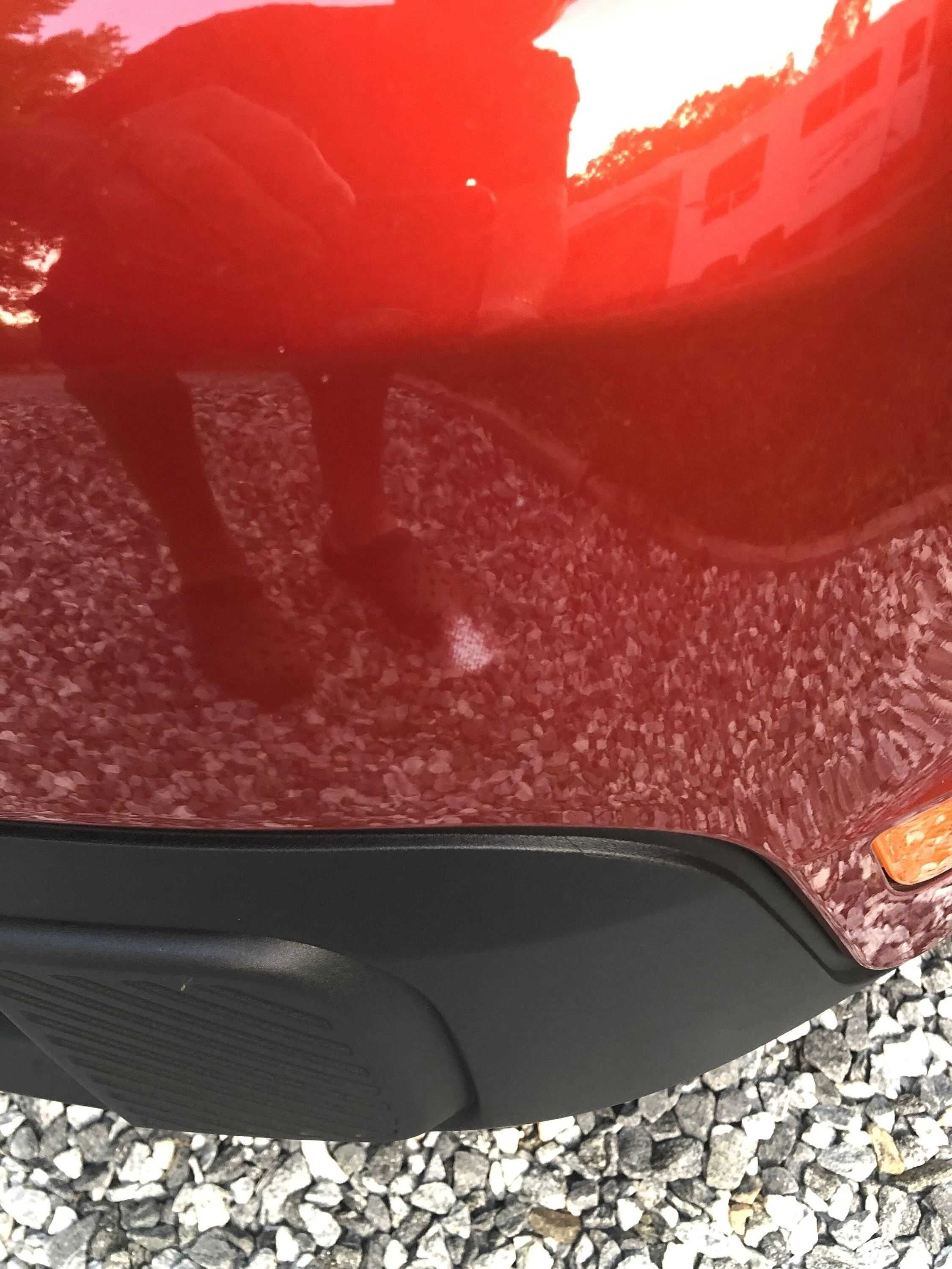 Ford Maverick Bumper paint primer showing after car wash EB1B86AB-993D-4752-B7B8-C681A14EA215