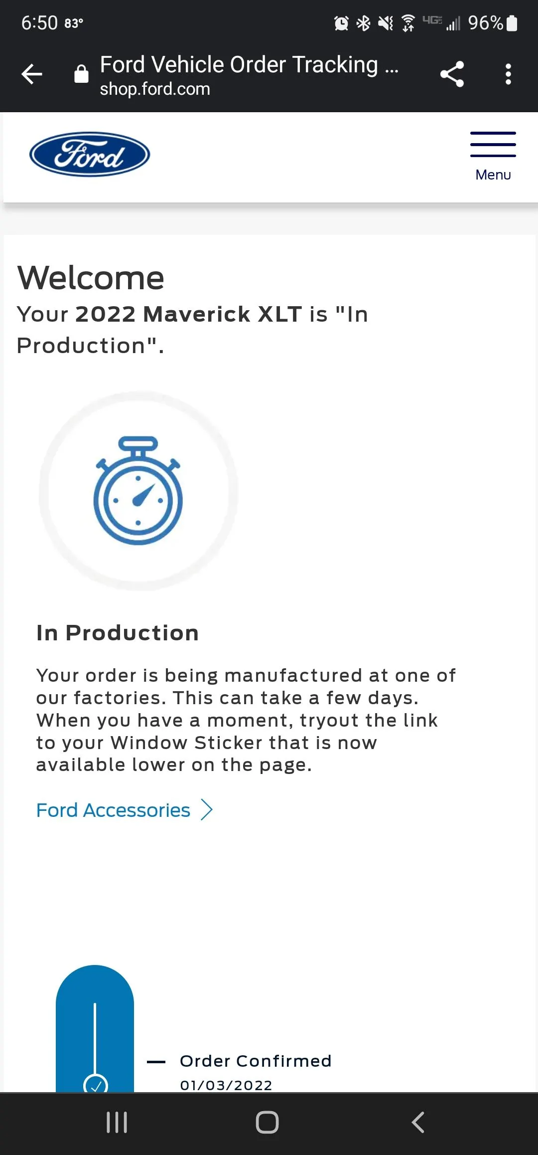 Ford Maverick Build email Finally Screenshot_20220829-185049_Chrom