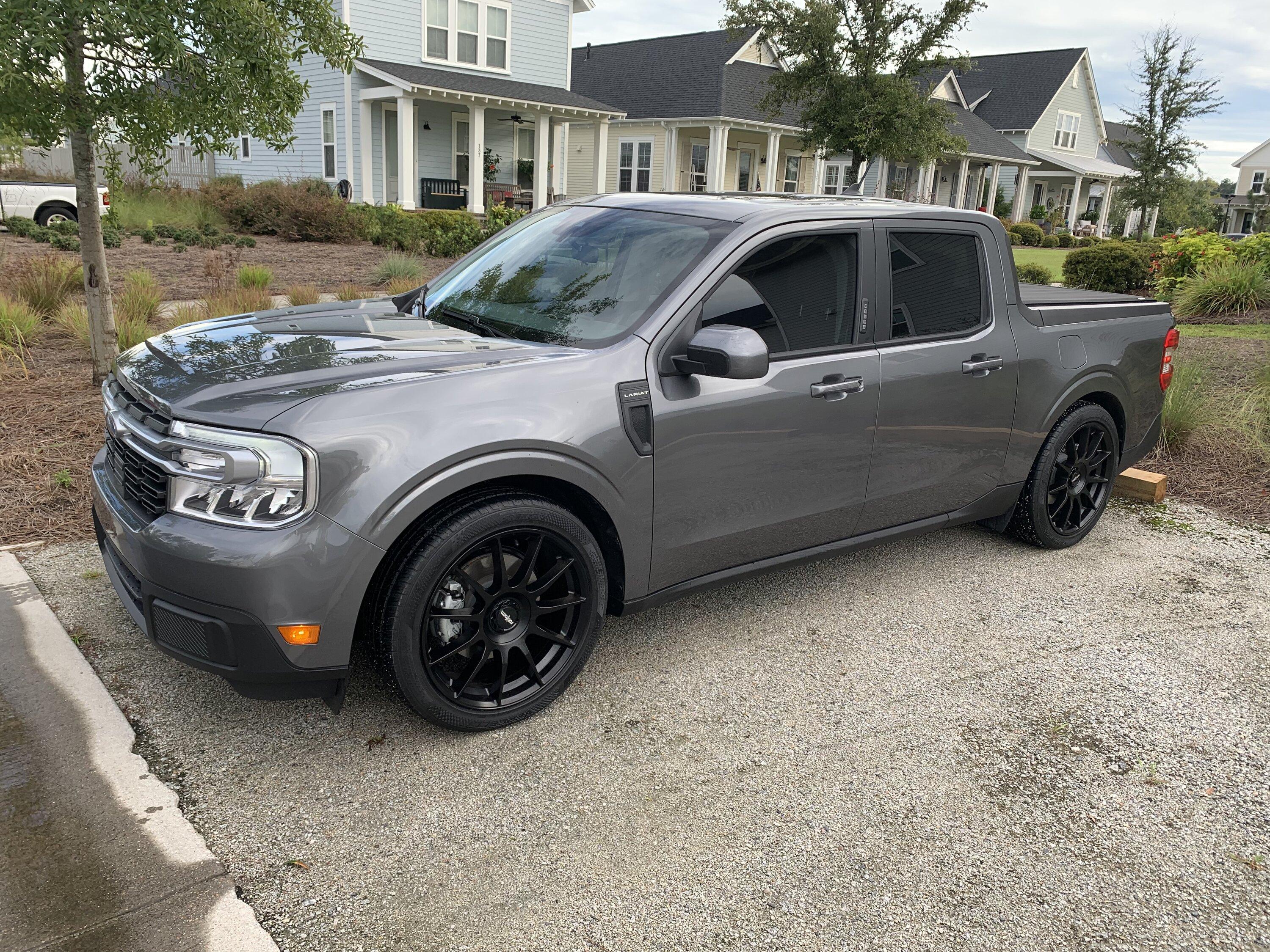 Lowered fwd Maverick on H&R Escape springs, 20