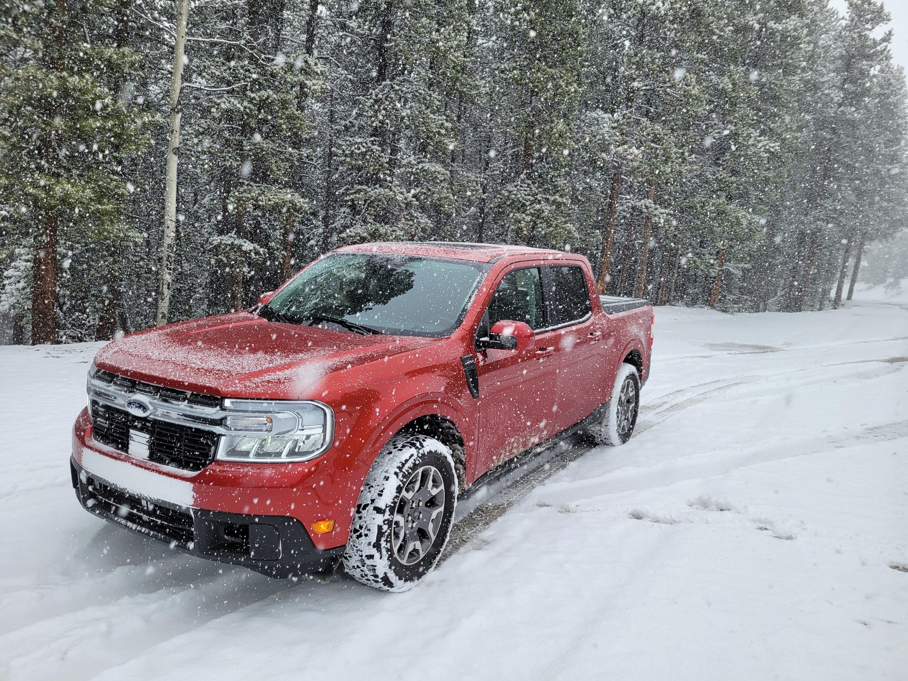 Ford Maverick Tremor snow performance 20220424_120445