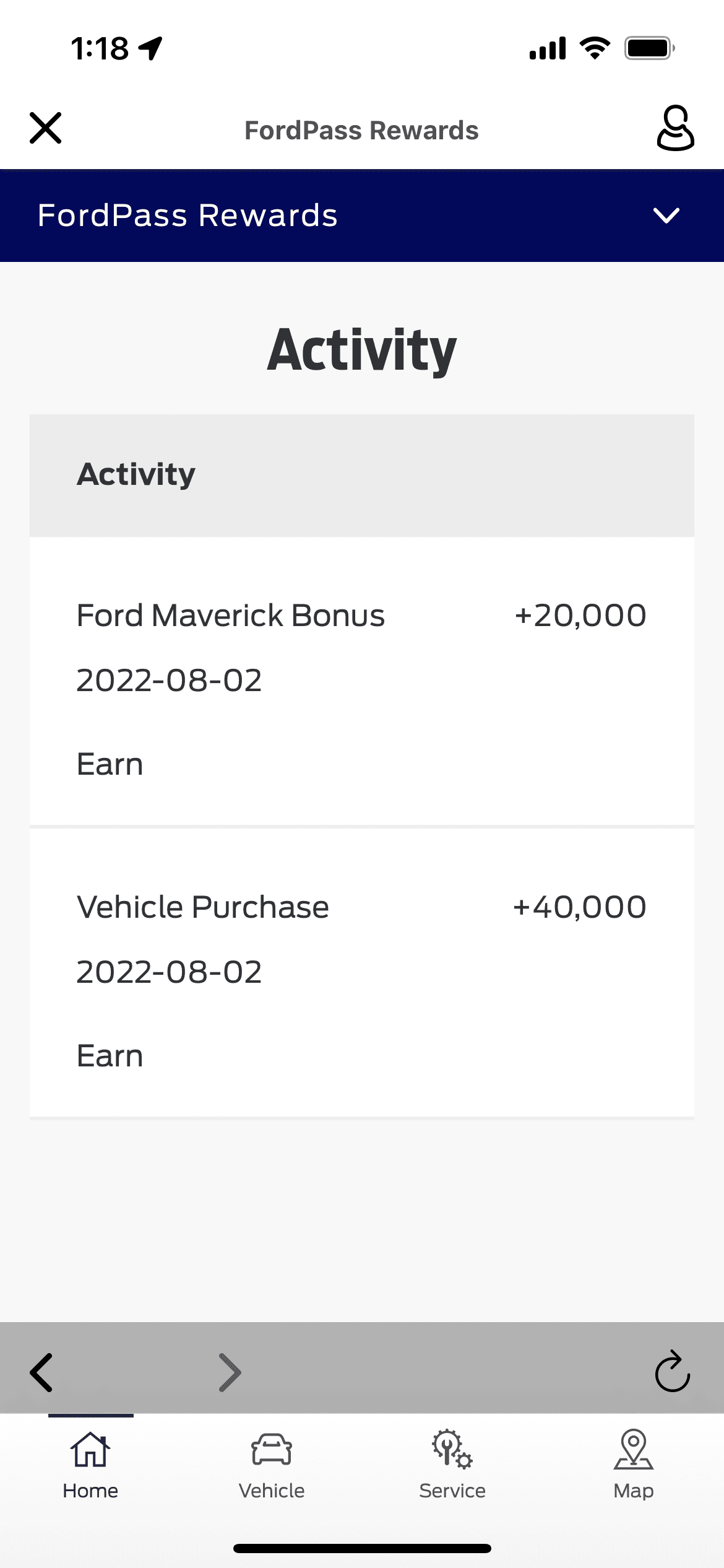 Ford Maverick FordPass bonus points - anyone in Canada or US get these? IMG_4872.PNG