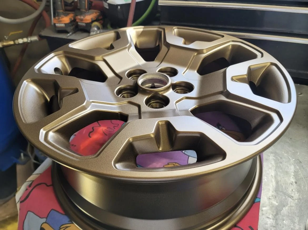 Tanerick Powder Video Bronze powdercoated factory OEM wheels [now with 2