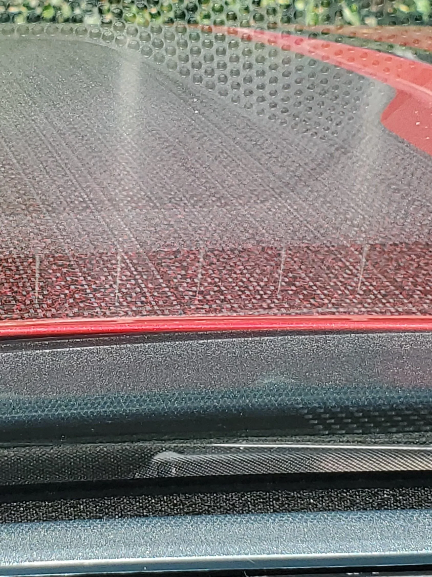 Ford Maverick Windshield pressure crack (just approved for warranty replacement) Paint Chip Repair