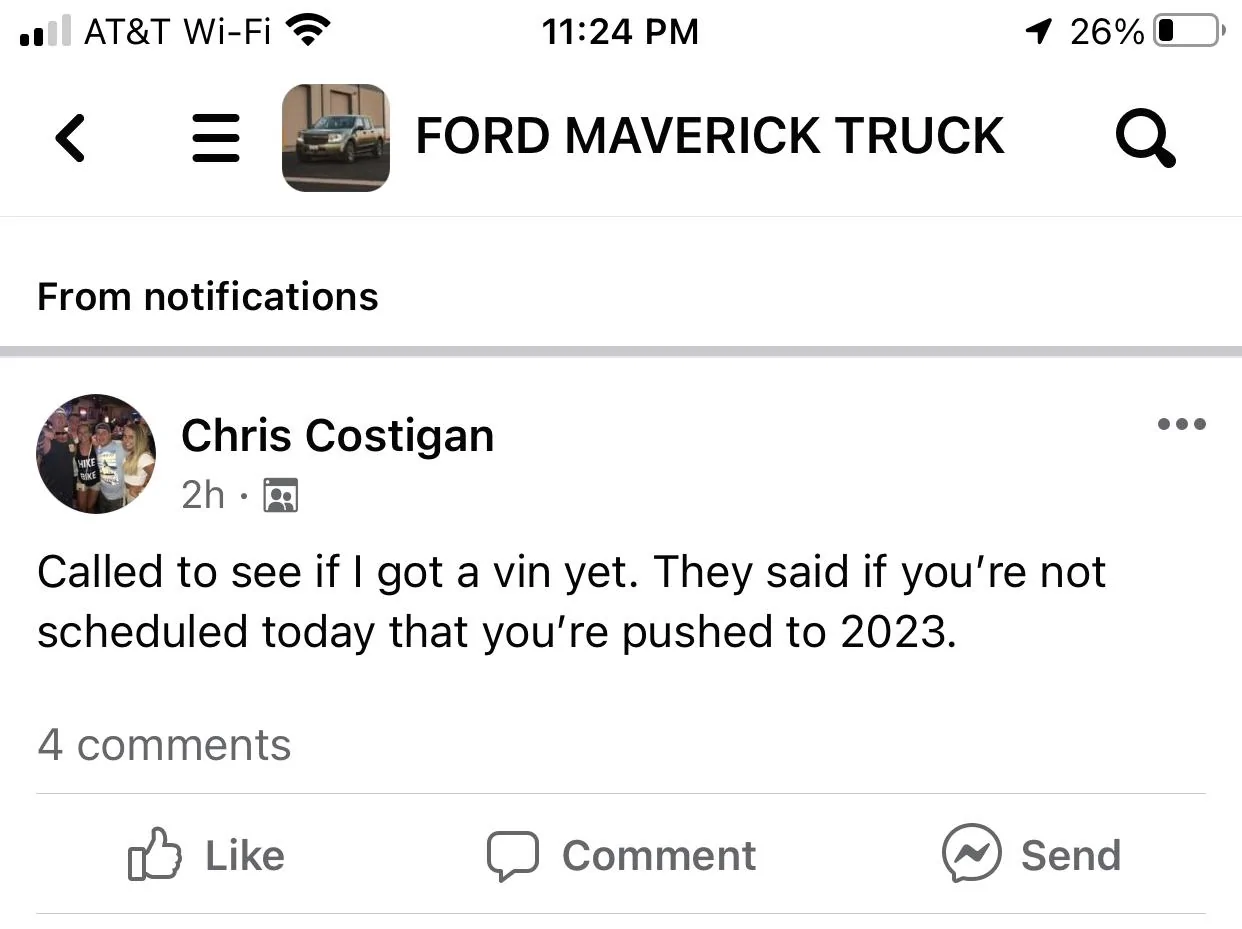 Ford Maverick Interesting Facebook Post - MY22 Scheduling Complete? 71766DE8-91D6-4E1B-A4E1-9D707E7B142D
