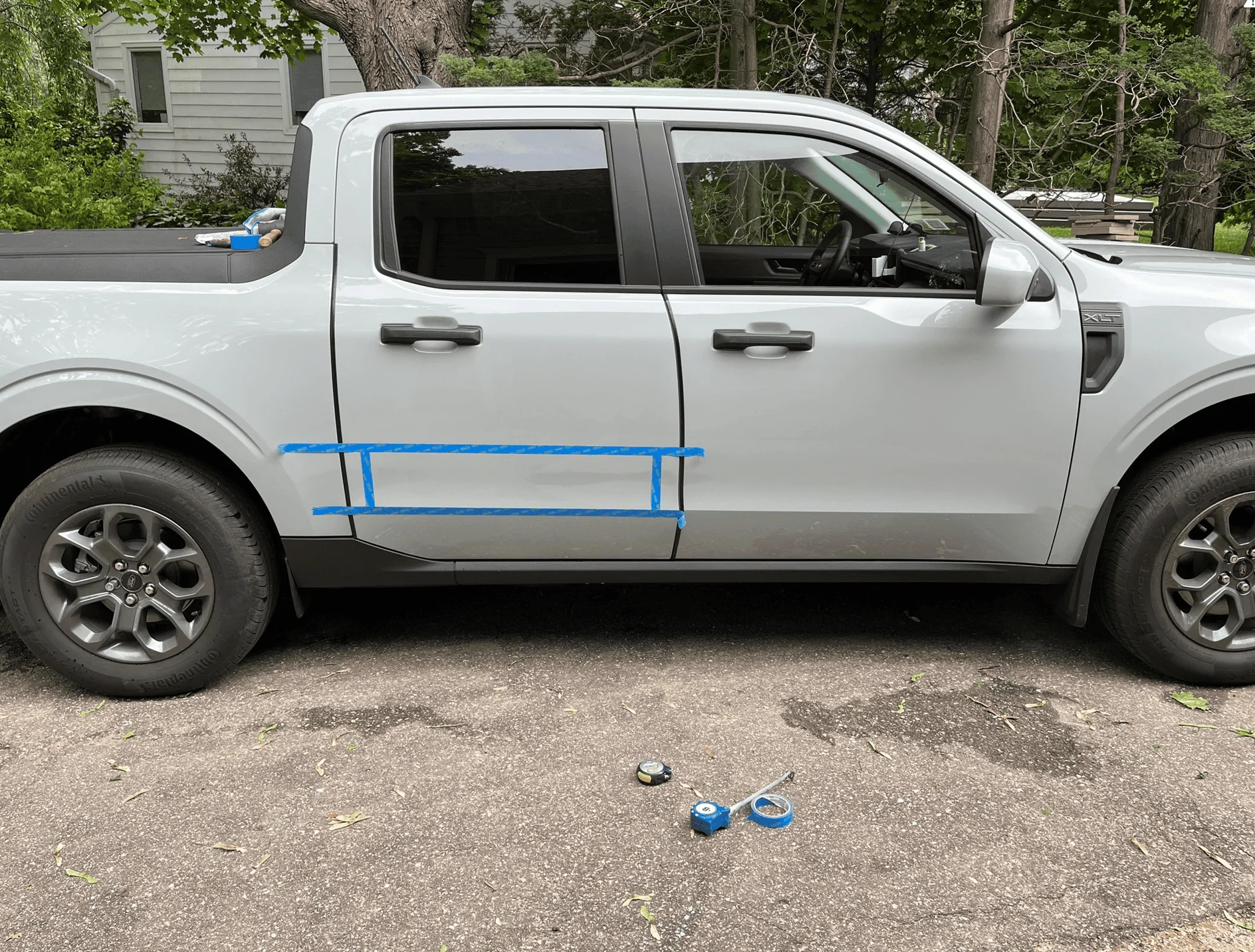 Ford Maverick Side body moulding Screen Shot 2022-09-02 at 3.01.26 PM