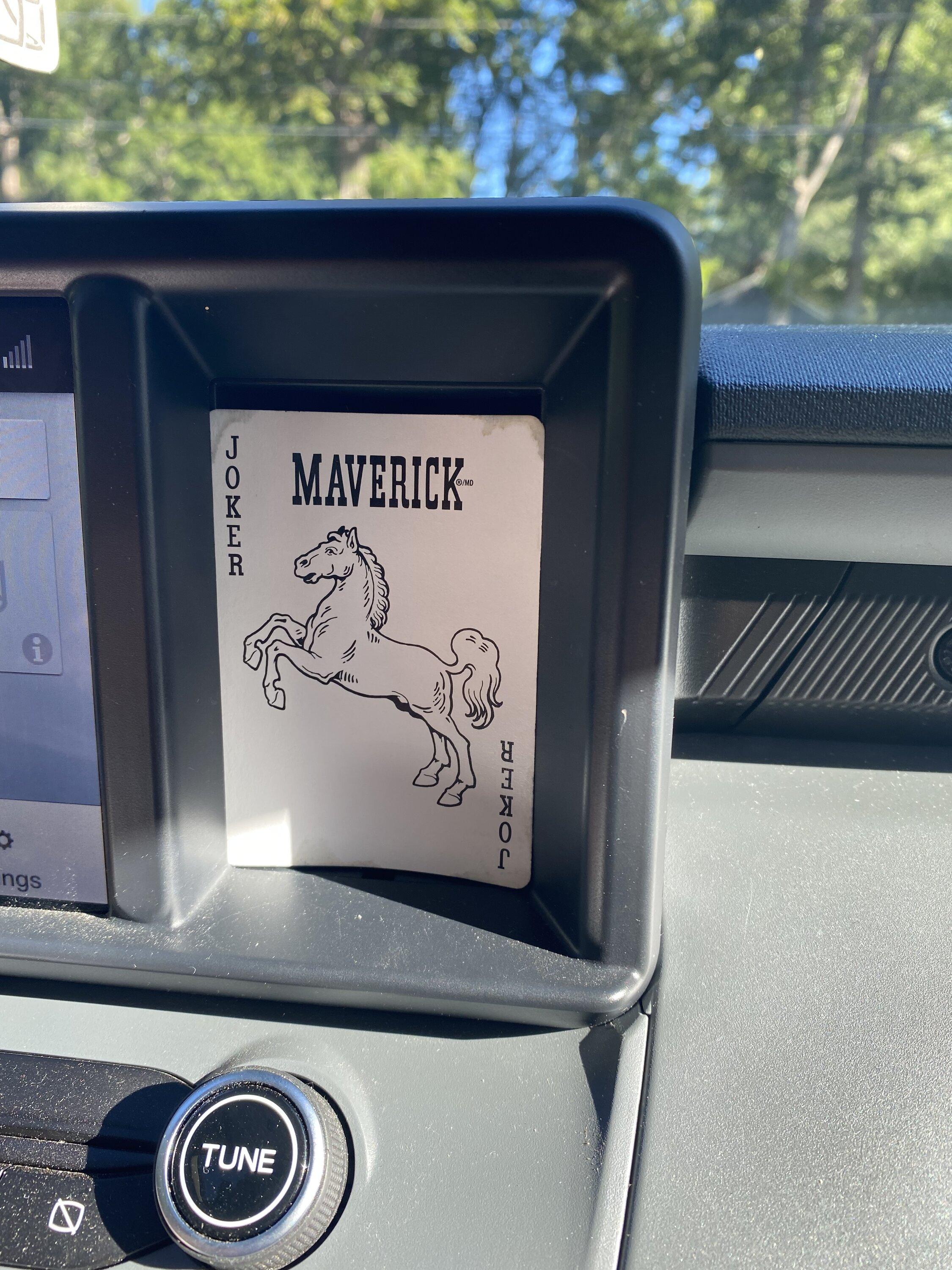 Ford Maverick Dash cubby hole -- what's in yours? 📸 29BC6044-AF64-4F5D-9570-109442865FBD