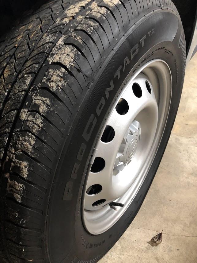 Ford Maverick Steelies With Stock Tires - $300 IMG_3108