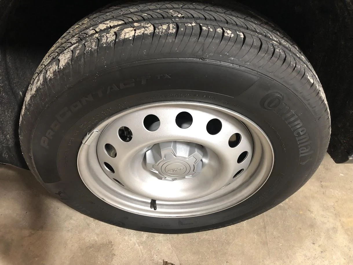 Ford Maverick Steelies With Stock Tires - $300 IMG_3109