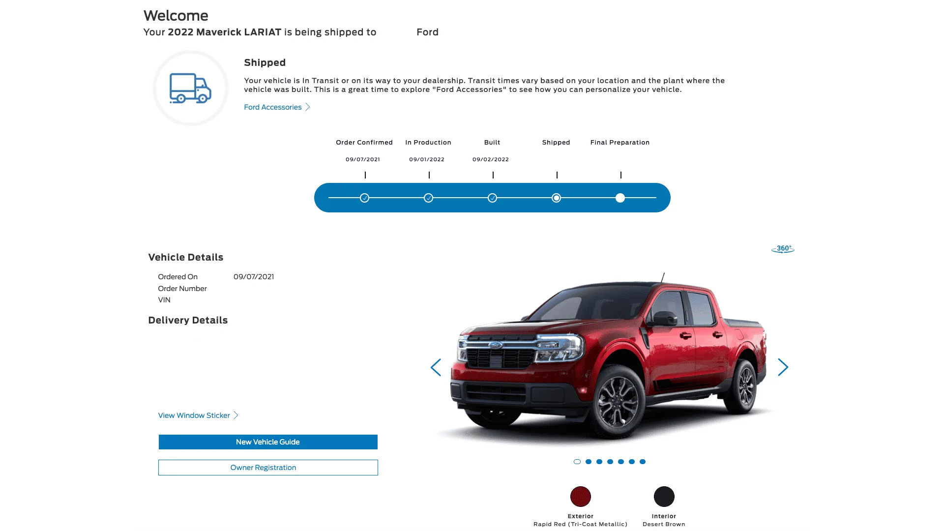 Ford Maverick Shipped - that moved quickly after a long wait Untitled