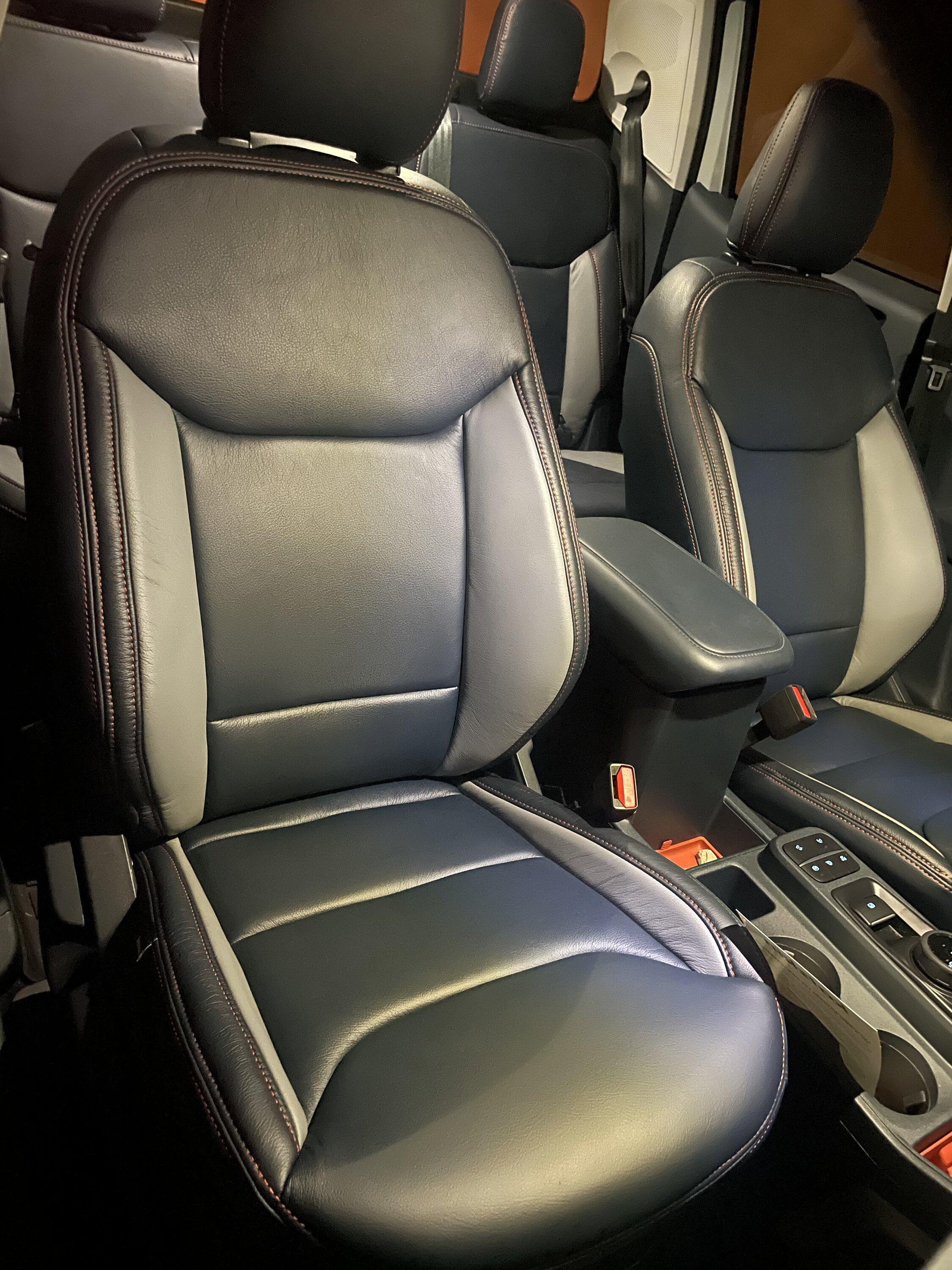 Ford Maverick Katzkin Leather color scheme question 3396D8BD-4DB5-495E-8601-EFB97AACB070