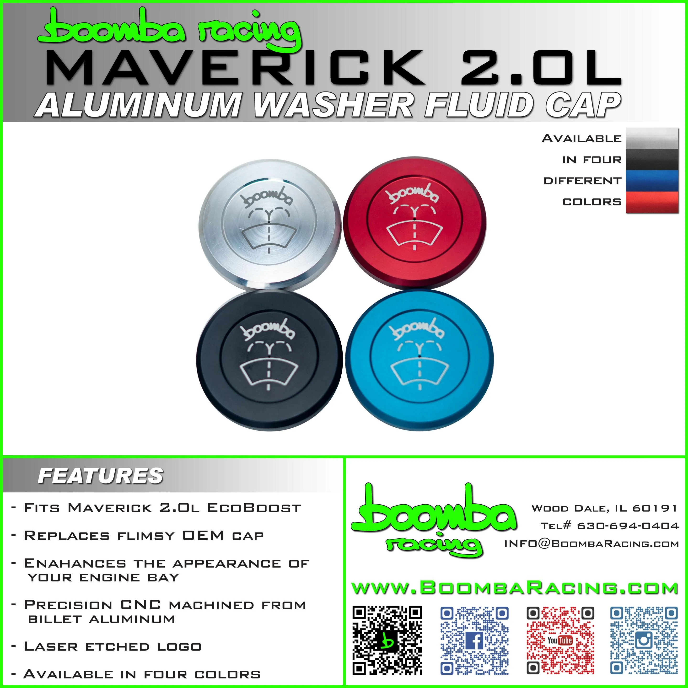 Ford Maverick Boomba Racing Maverick Windshield Washer Cap Now Available! Ford_Maverick_Washer_Fluid_Ca