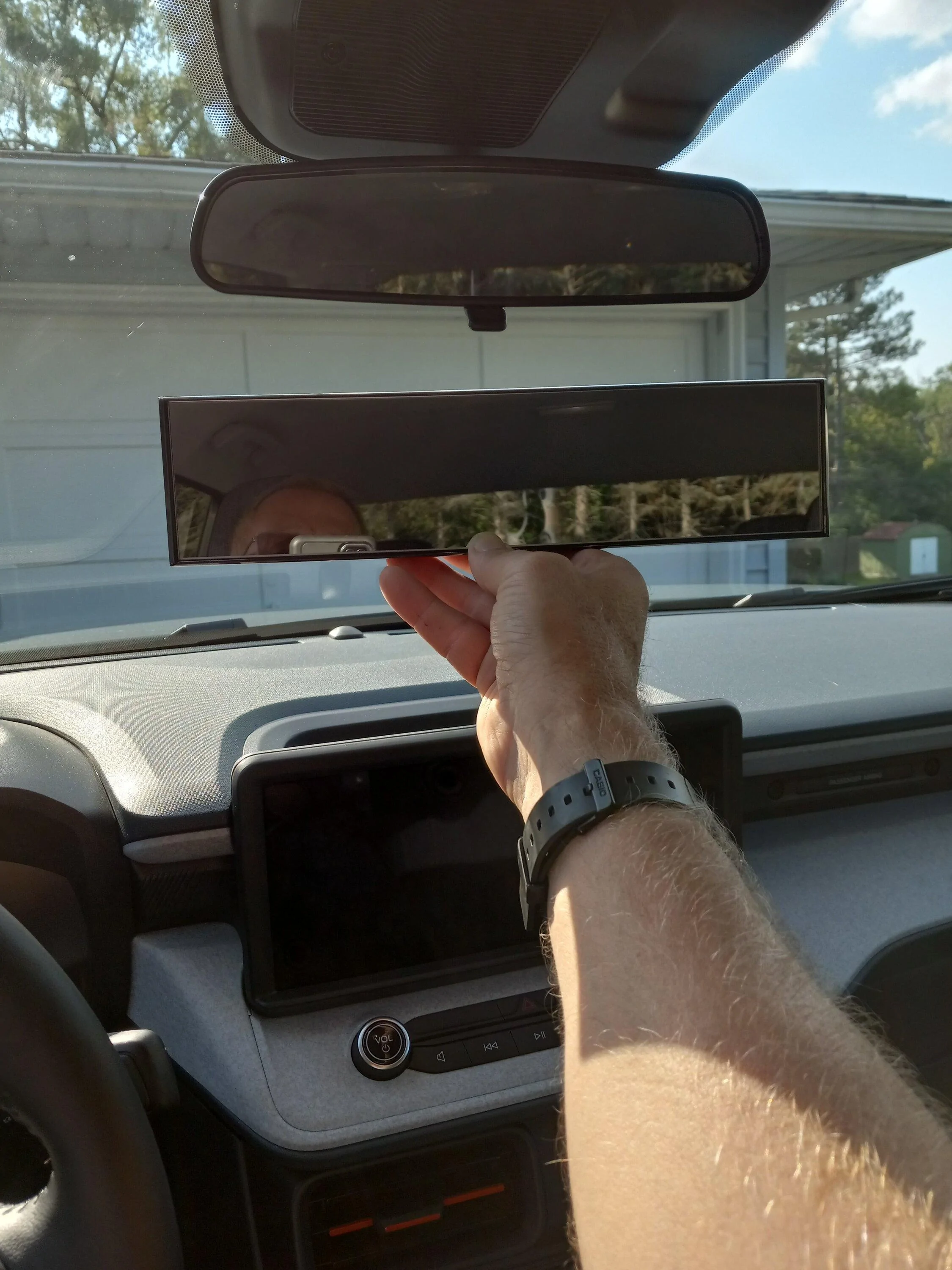 Ford Maverick Only Complaint - rear view mirror too small rearvi