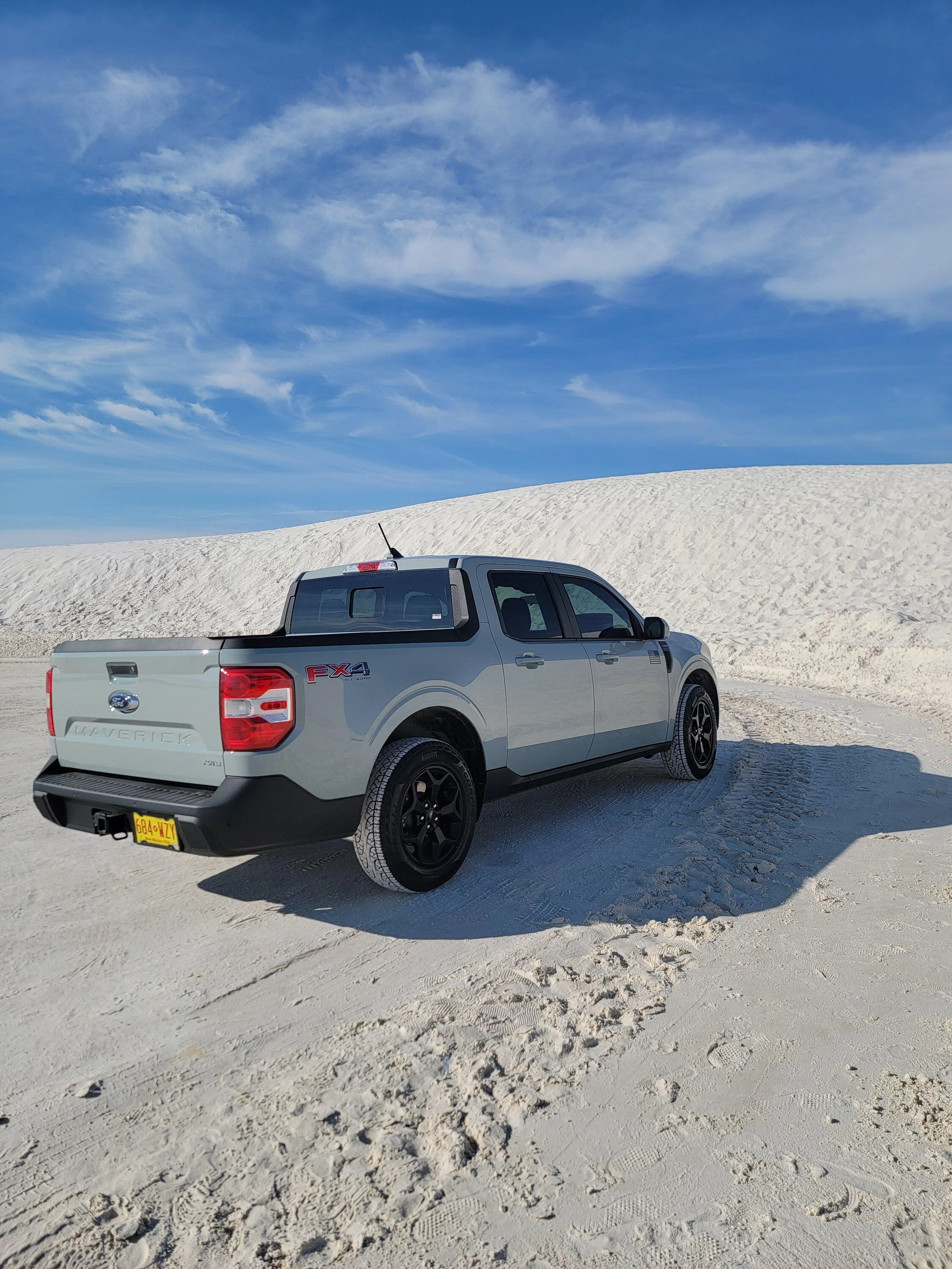 Ford Maverick Maverick in White Sands National Park 20220903_090331