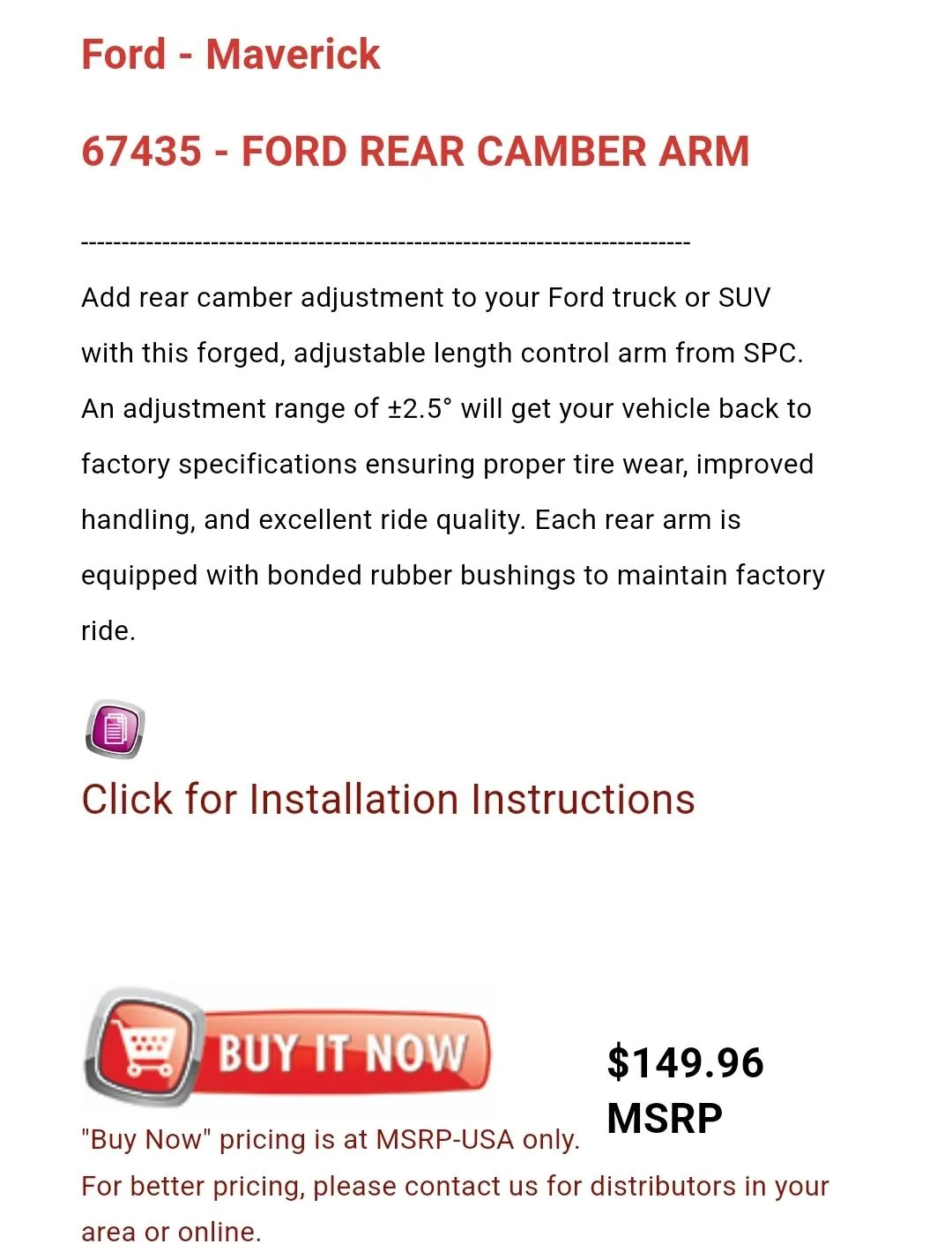 Ford Maverick Scale Suspension Coilovers for 2022+ Ford Maverick [installed photos added] Screenshot_20220912-185526_Chrom