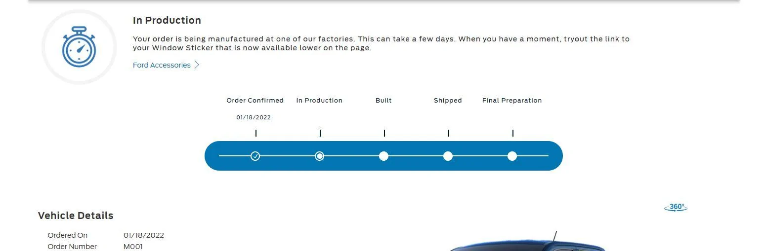 Ford Maverick Order started early? In production