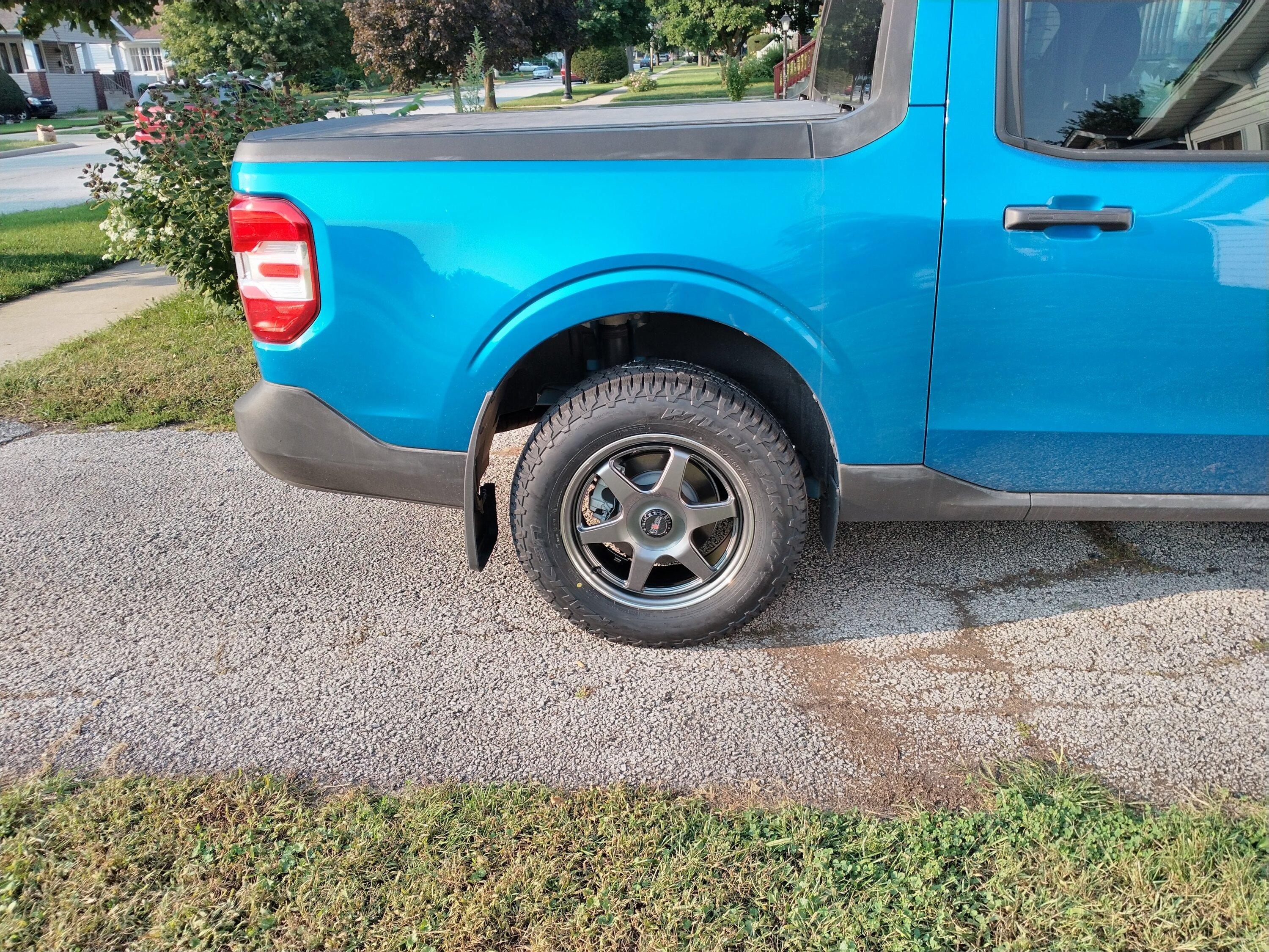 Ford Maverick New Rims and Tires arrived today IMG_20220914_170435
