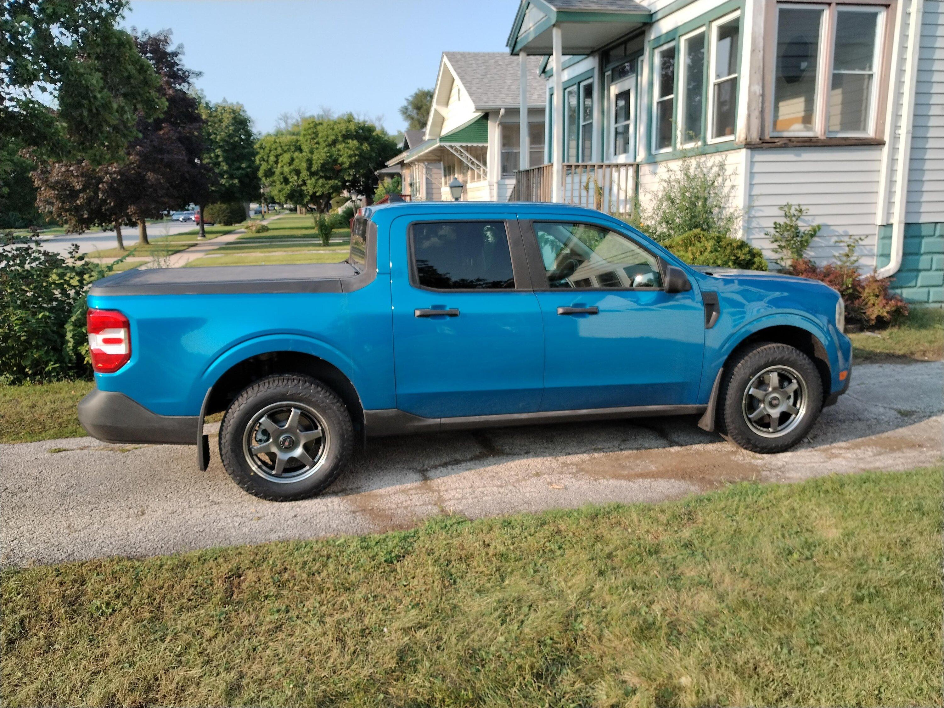 Ford Maverick New Rims and Tires arrived today IMG_20220914_170426