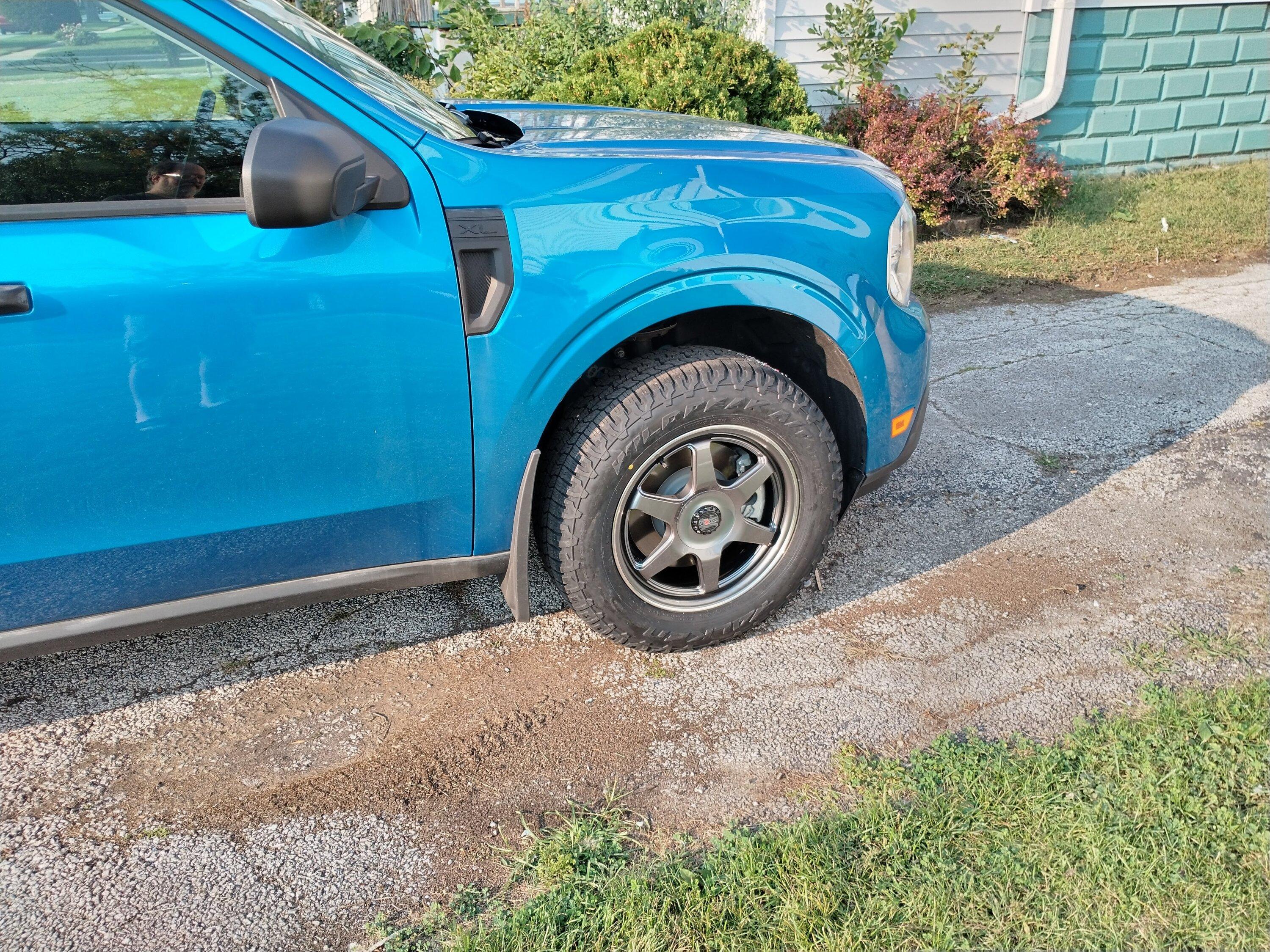 Ford Maverick New Rims and Tires arrived today IMG_20220914_170443