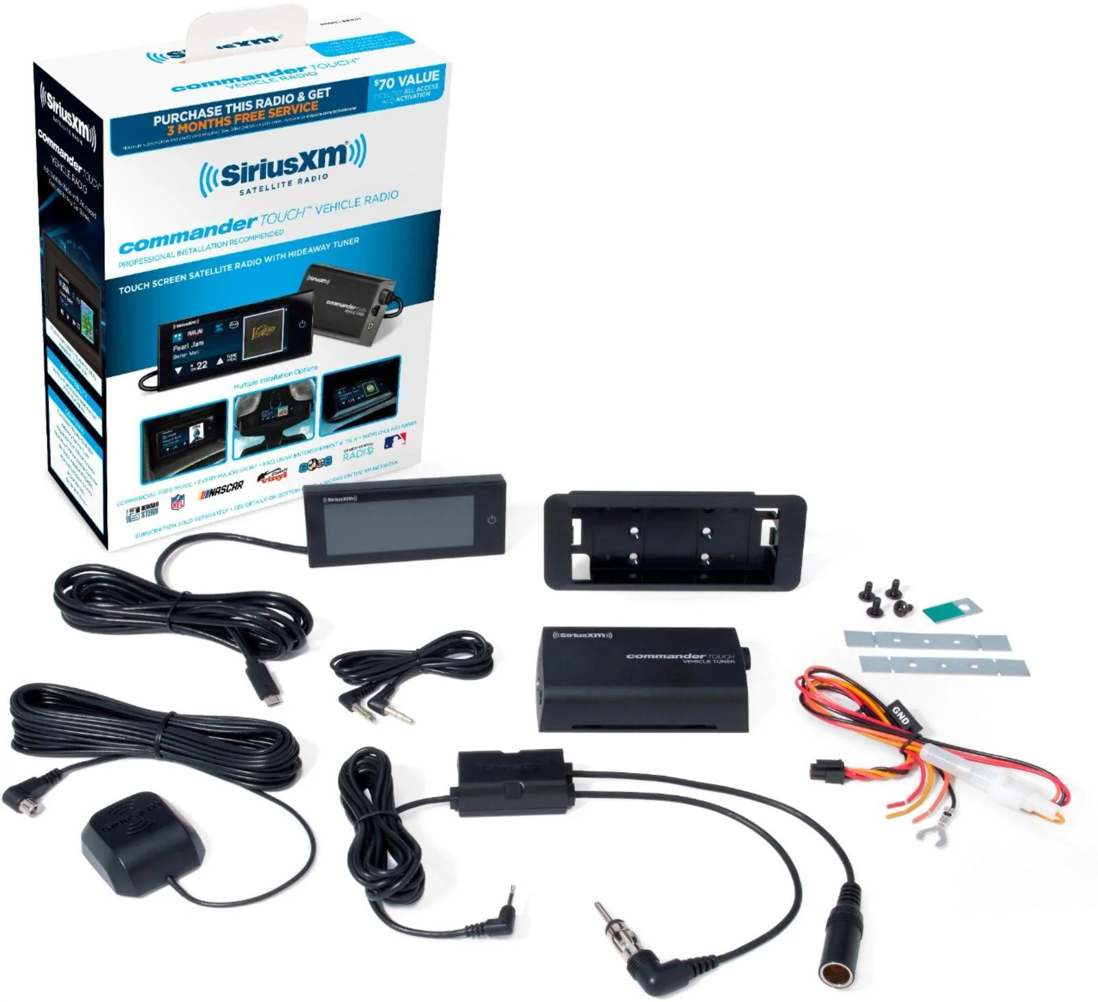 Ford Maverick Sirius XM Install in XL Hybrid- Commander Touch - Tool-Less (Almost) s-l1600