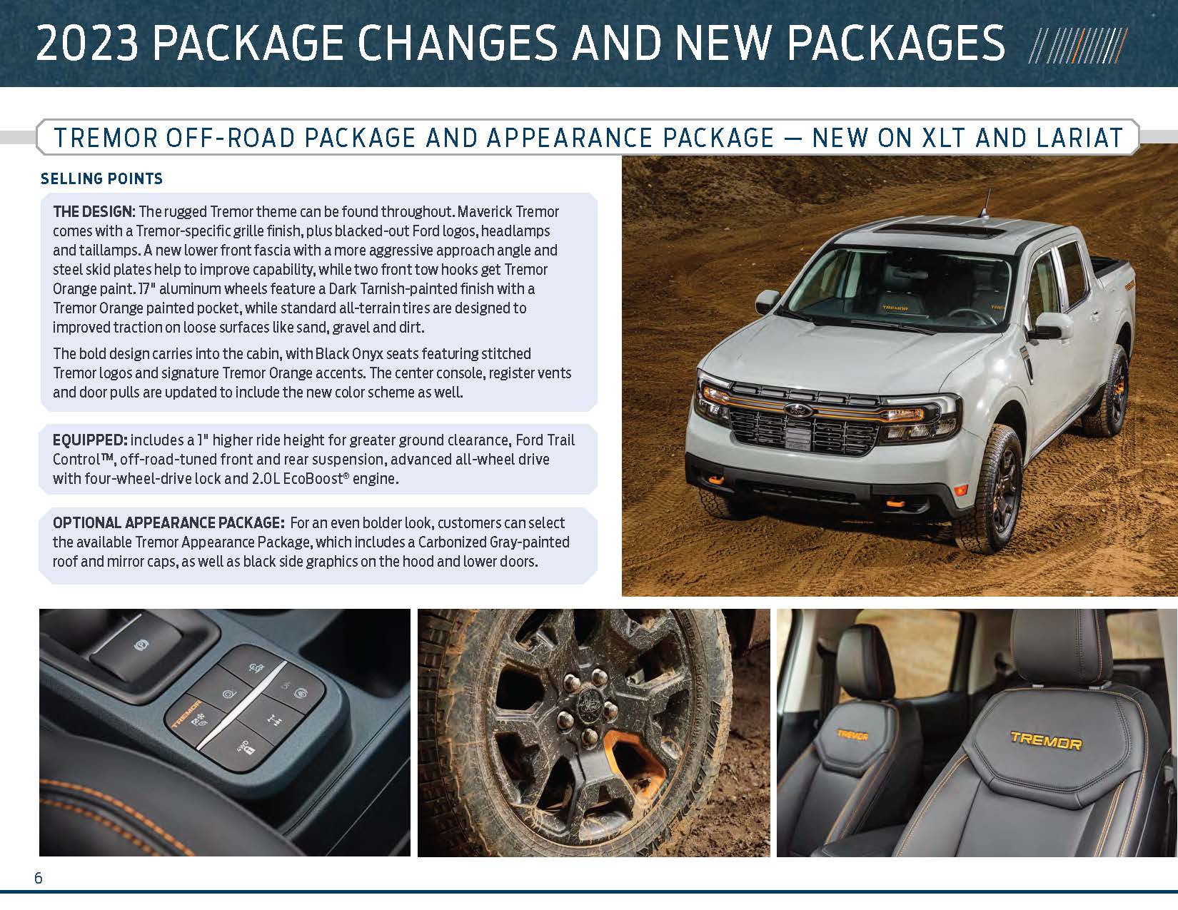 Ford Maverick 📦 2023 Maverick Packaging Guide (w/ Black Appearance Package BAP Contents) 2023MaverickPG06