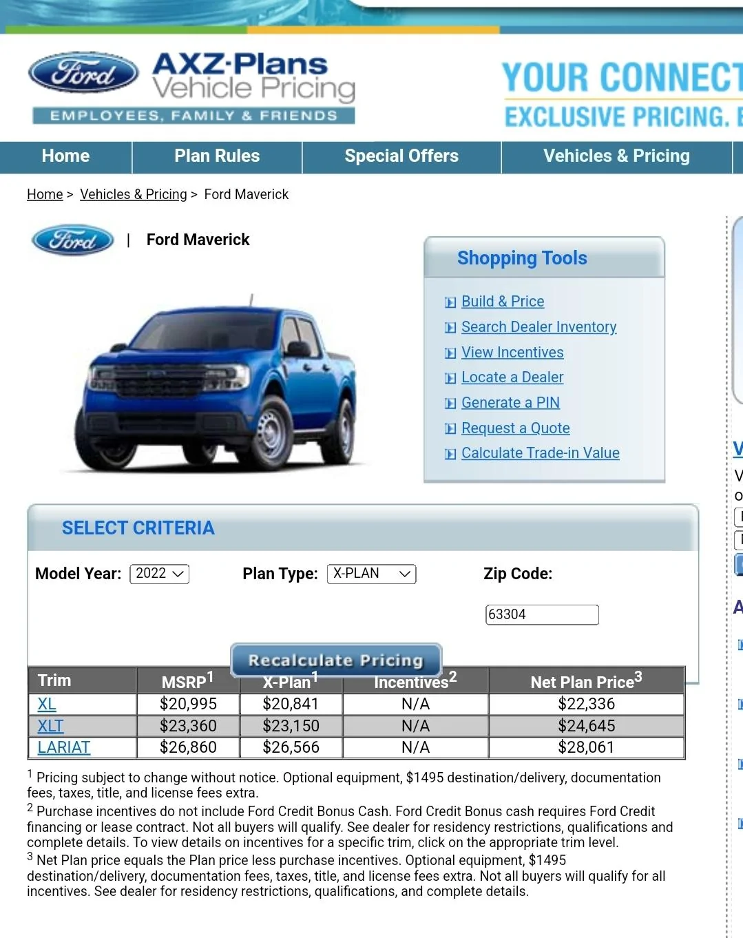 Ford Maverick 💵 2023 Maverick Pricing (MSRP / Invoice) & Options Released -- Including New Black Appearance Package Screenshot_20220915_225910