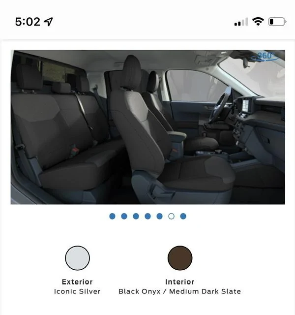 Ford Maverick Black Onyx interior only available with Black Appearance Package? ECDE0C72-8B83-426A-88ED-C5F3FB39516C