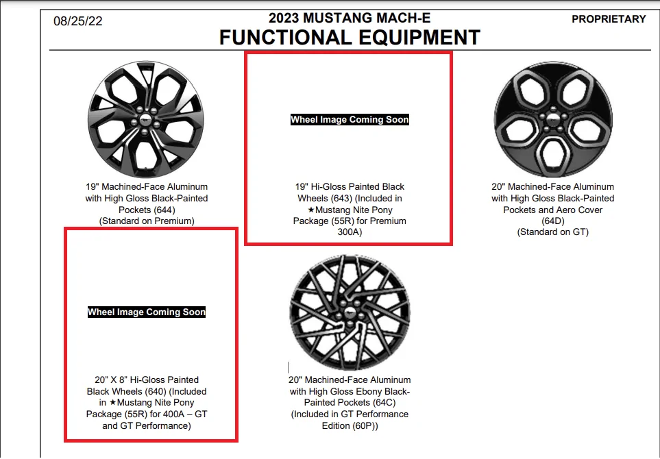 Ford Maverick Black Onyx interior only available with Black Appearance Package? order guide nite pony wheel option