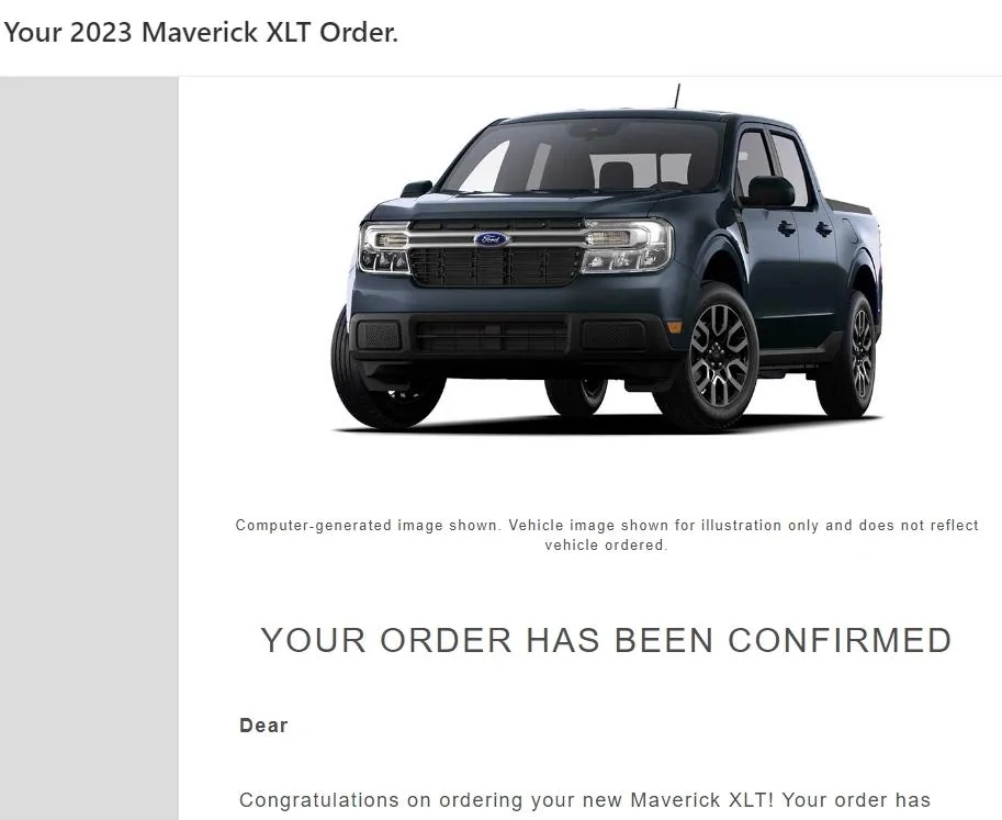 Ford Maverick Ordered and Confirmed - '22->'23 2023 Maverick - Take 2