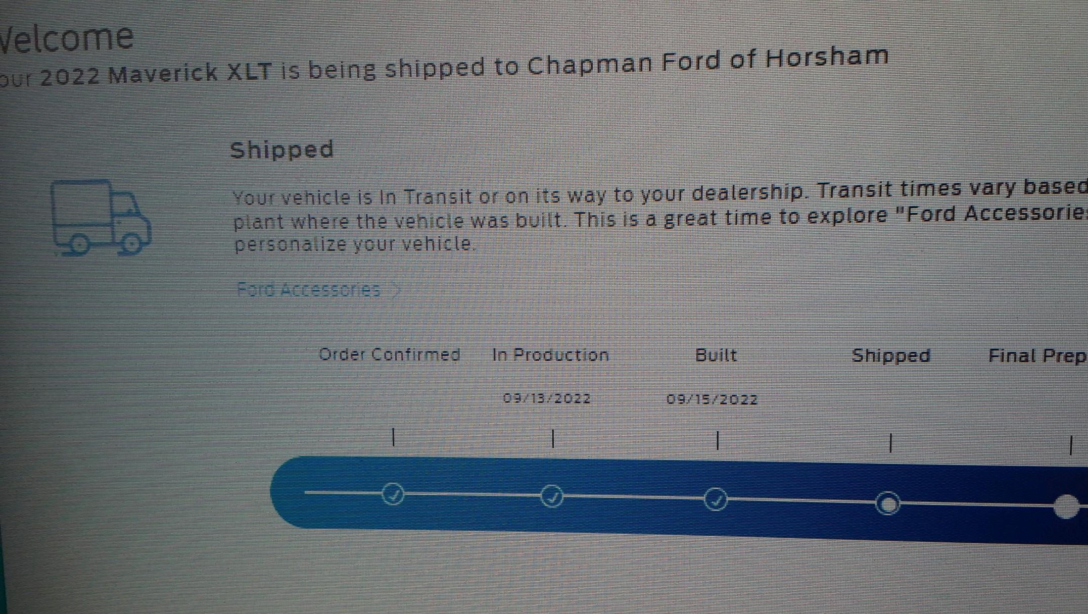 Ford Maverick 32 Degrees of Separation Shipped