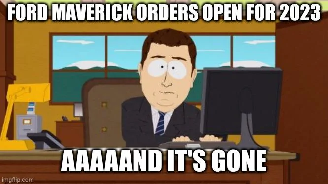 Ford Maverick 2023 Maverick Retail Order Banks Closing Next Week + Tremor Package Ordering Starts Tomorrow (9/17) 1663606805411