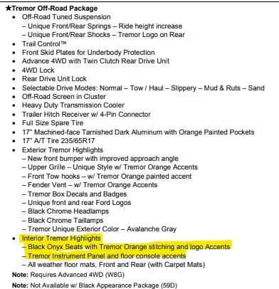 Ford Maverick Black Appearance Package - Any interior pictures? Thoughts? Tremor